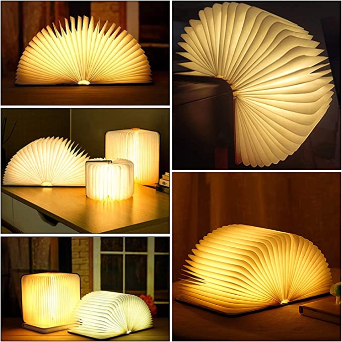 Frendorf Buch Lampe LED Book Light Dimmable Rechargeable
