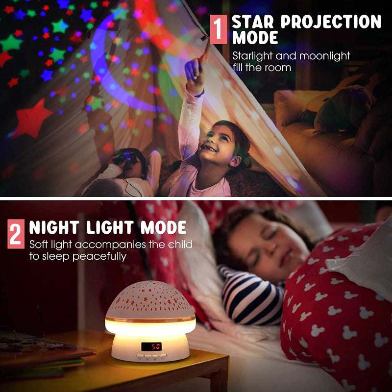 Kids LED Star Projector Night Light with Remote, Gifts for 3-10 Year Old Girls, Pink Room Decoration, Timer Function