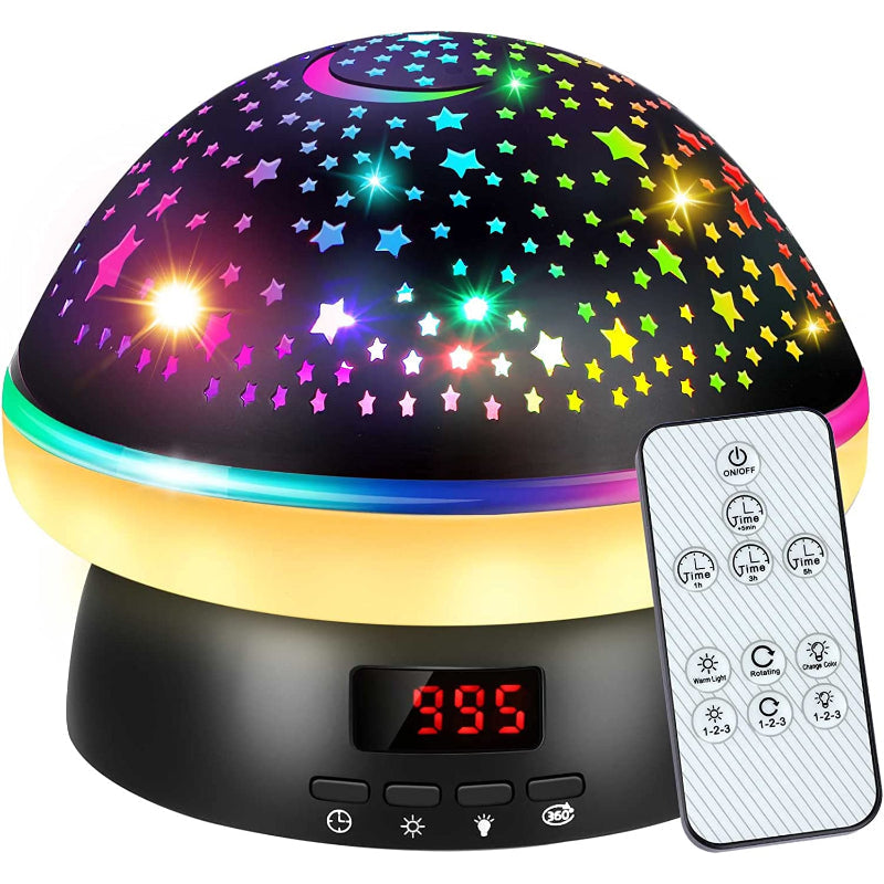Kids LED Star Projector Night Light with Remote, Gifts for 3-10 Year Old Girls, Pink Room Decoration, Timer Function