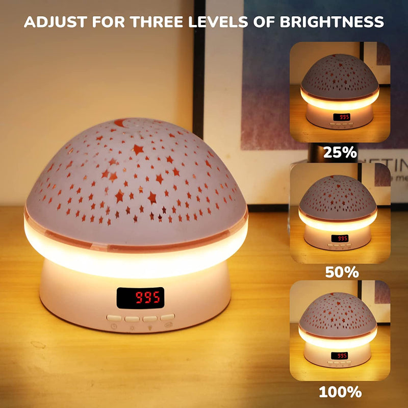 Kids Star Projector Night Light Toy for Ages 3-8, LED Timer Rotating Light with 16 Colors, Kawaii Gifts for Children 2-9 Years