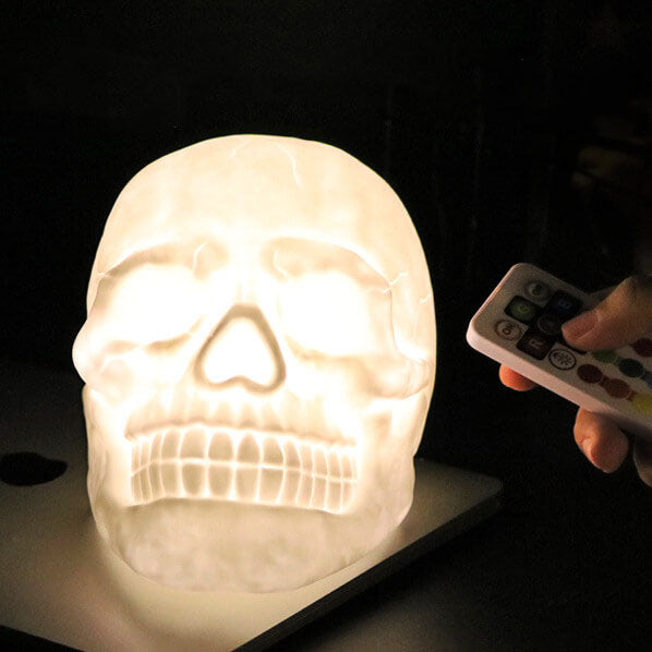 Skull RGB LED Table Lamp - Modern Decorative Light
