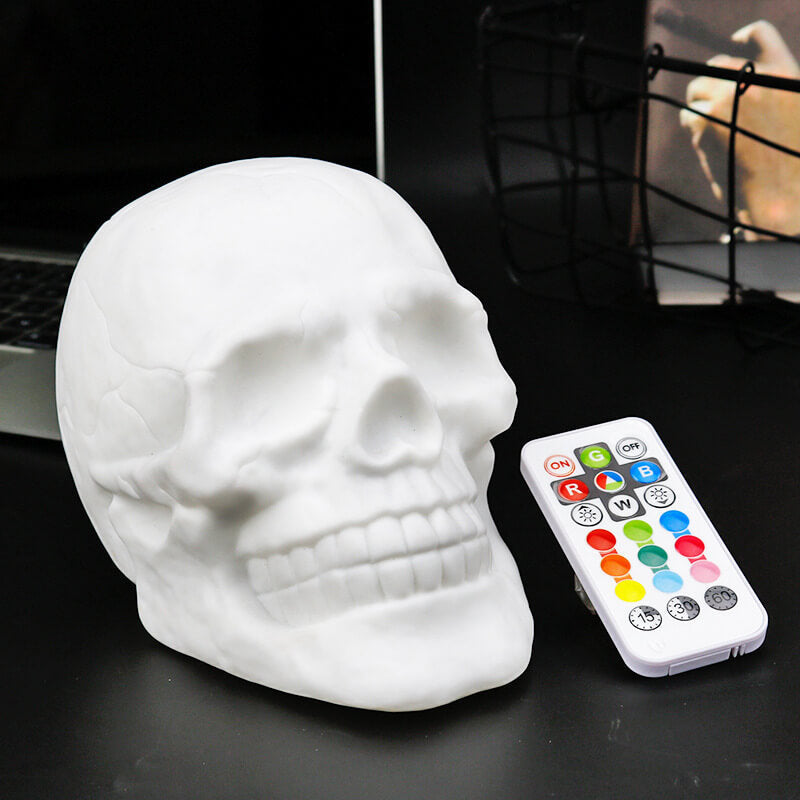 Skull RGB LED Table Lamp - Modern Decorative Light