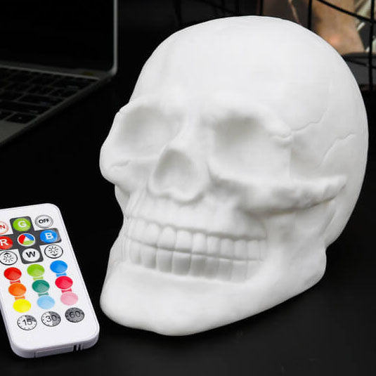 Skull RGB LED Table Lamp - Modern Decorative Light