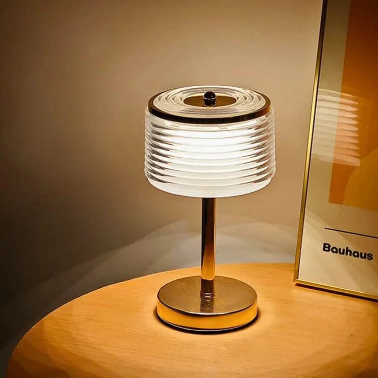 Modern Ring-Shaped LED Table Lamp - Stylish Mood Light for Living Room and Office