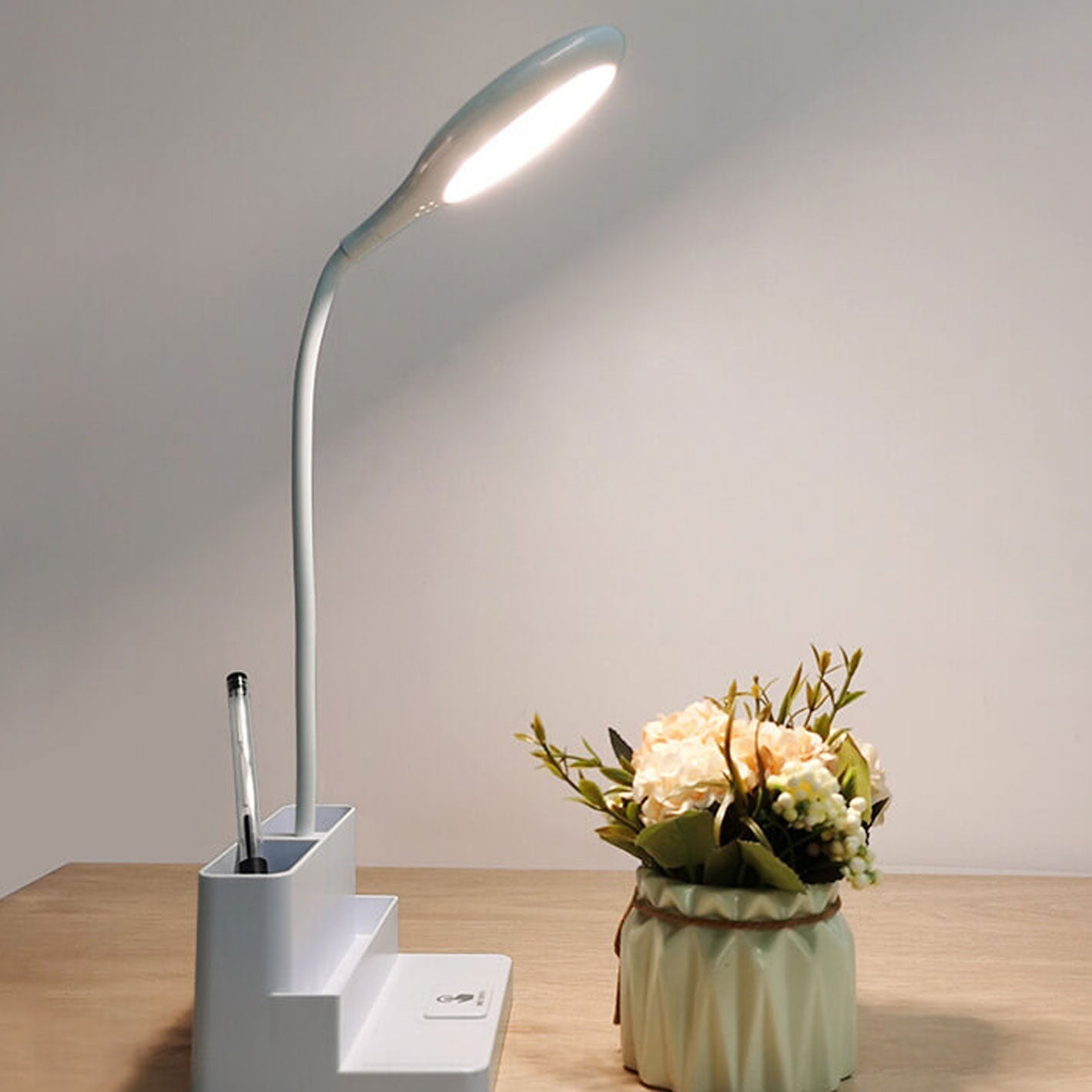 Multifunctional Touch Pen USB Rechargeable Reading Lamp