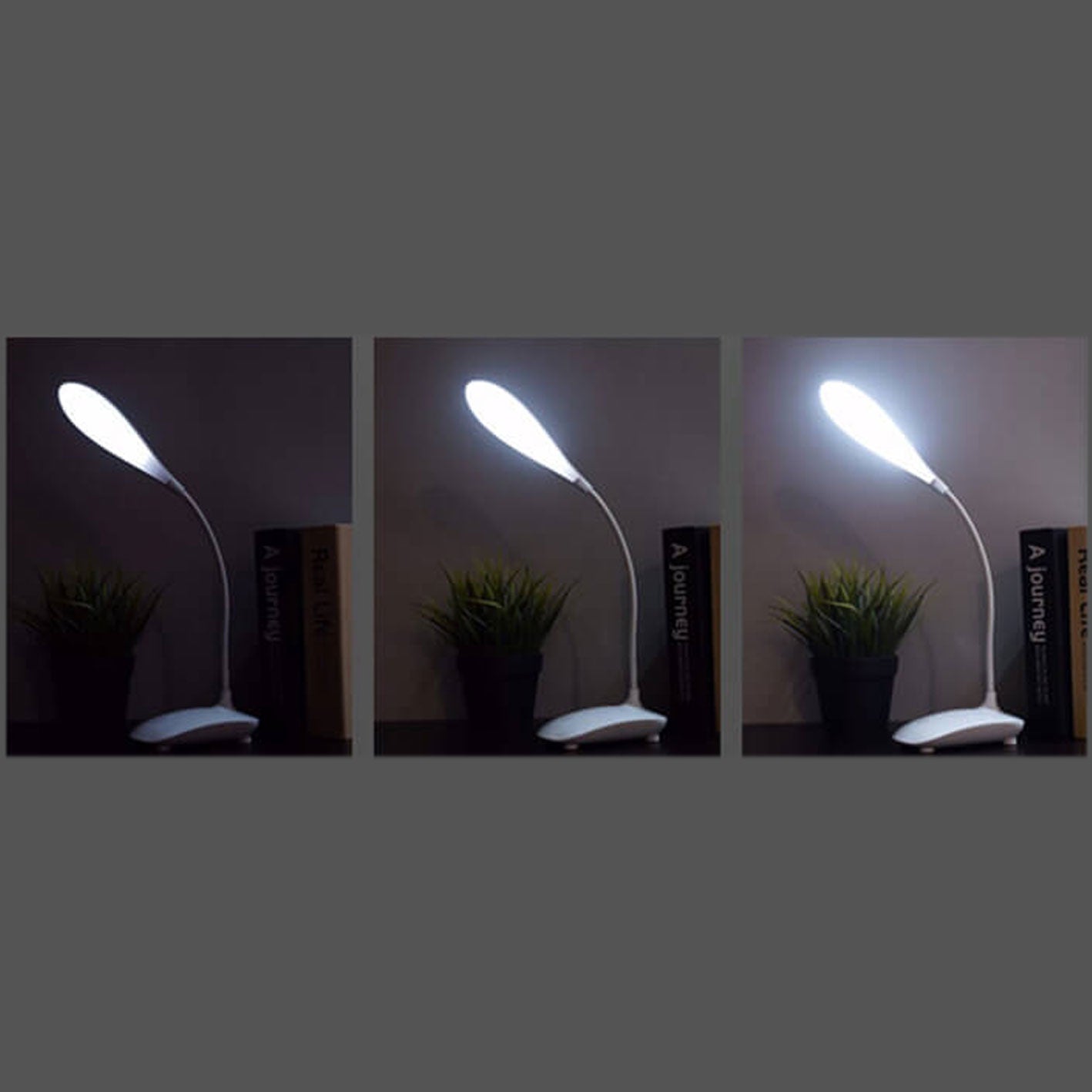Creative Touch-Activated LED Desk Lamp, Foldable & Rotatable