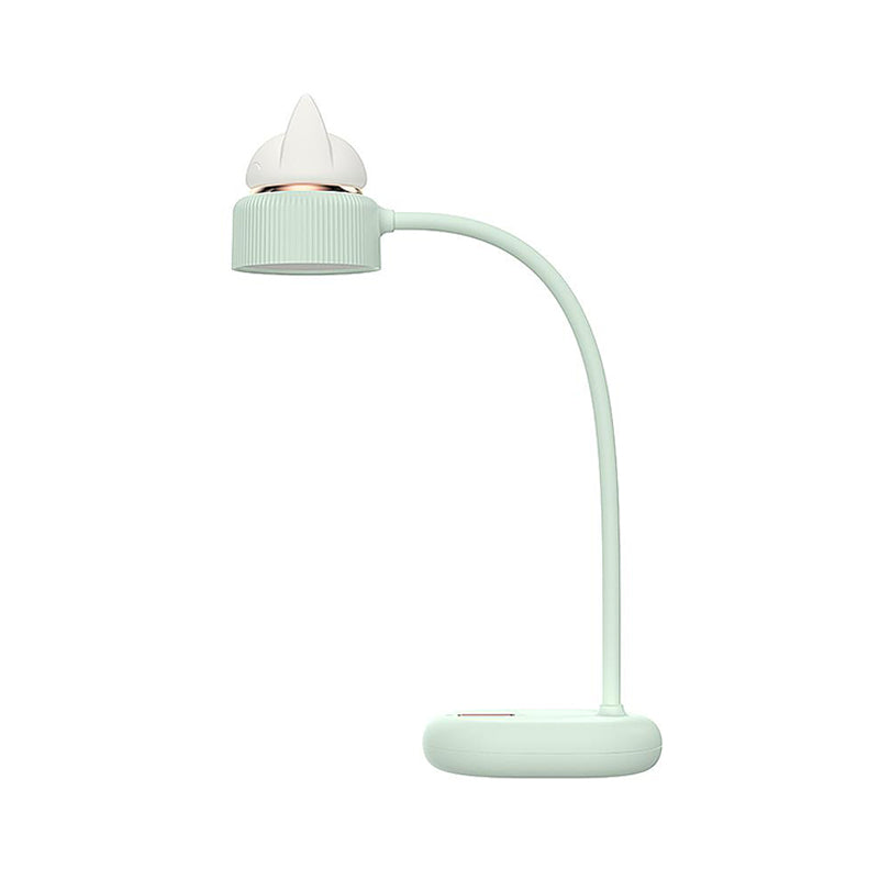 White/Pink/Green Cat Rotating Kids Table Lamp USB LED Rechargeable