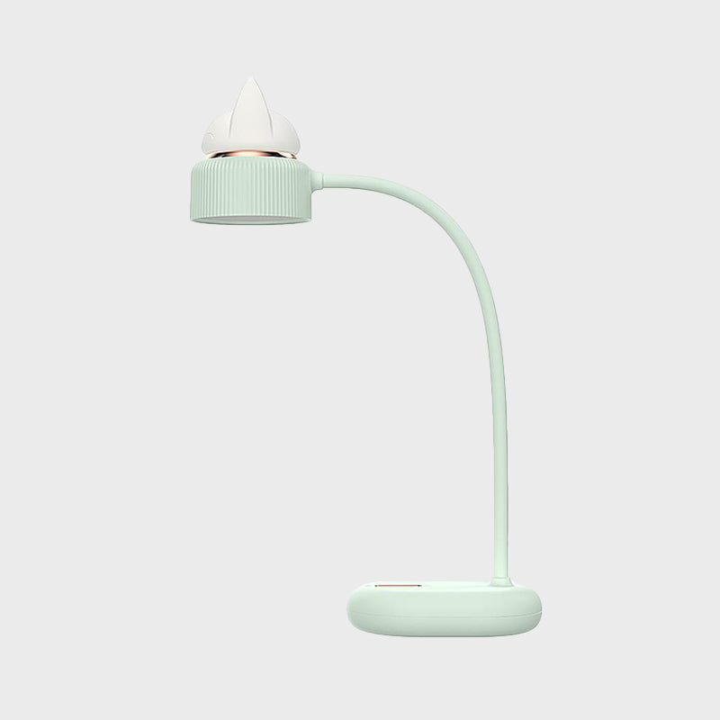 White/Pink/Green Cat Rotating Kids Table Lamp USB LED Rechargeable