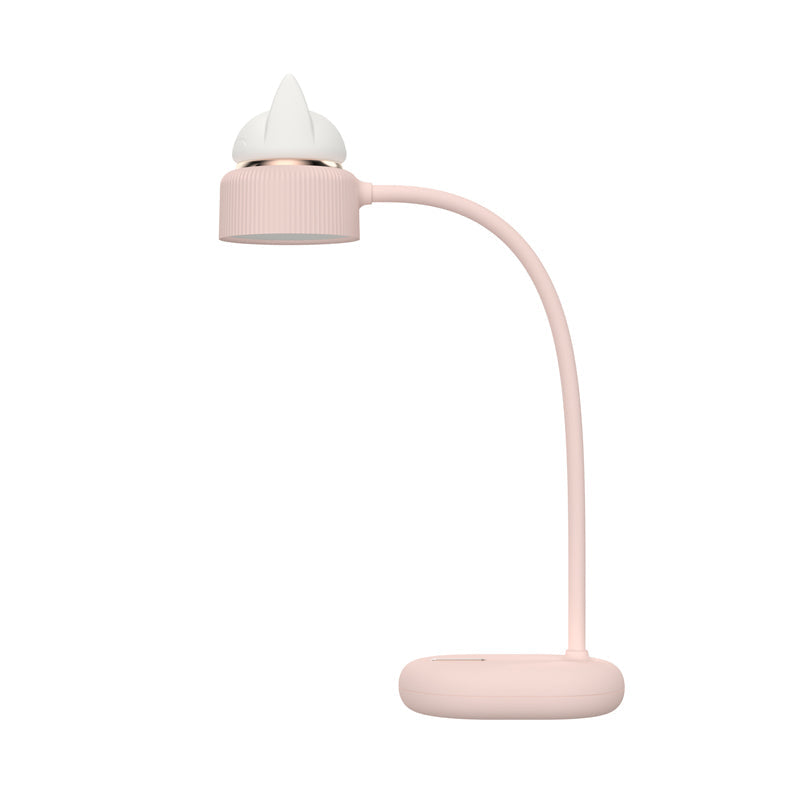 White/Pink/Green Cat Rotating Kids Table Lamp USB LED Rechargeable
