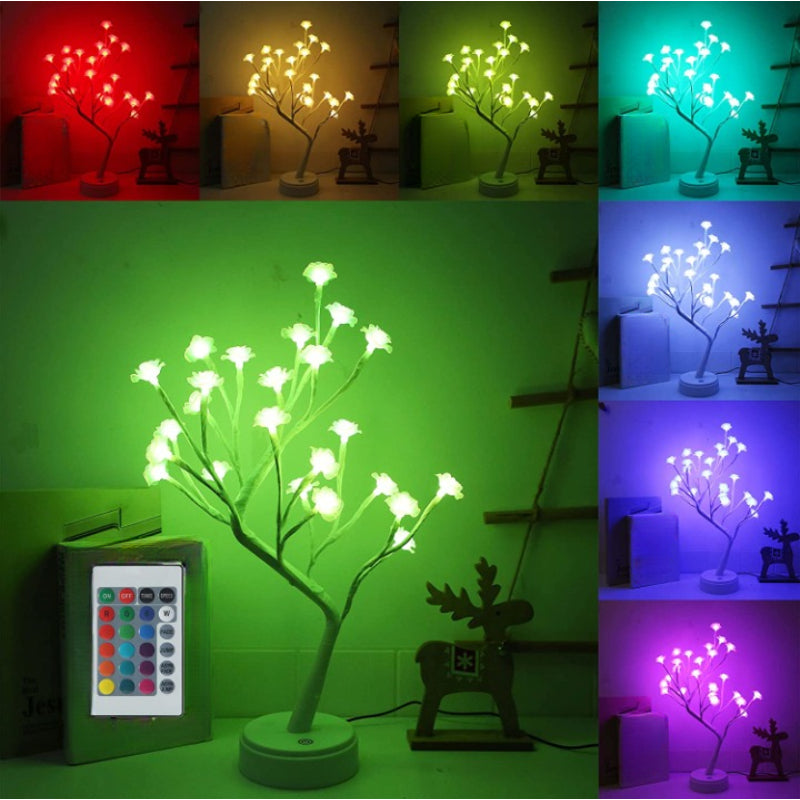 Rose LED Table Lamp with Remote - 16 Color Changing, Ideal Gift for Girls and Women, Perfect for Holiday and Party Room Decor