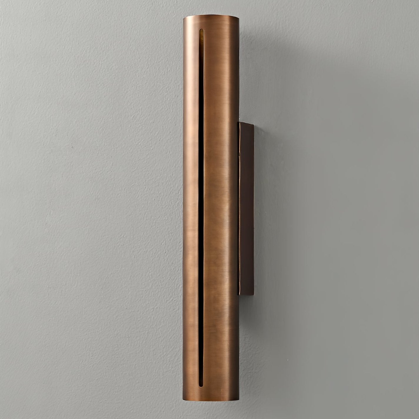 Aria Cylinder Wall Light LED Indoor Brass Fixture