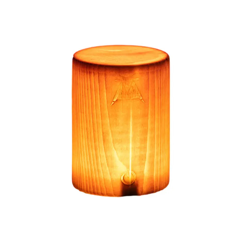 ÉclatBois LED Rechargeable Table Lamp with Touch Control for Home and Office