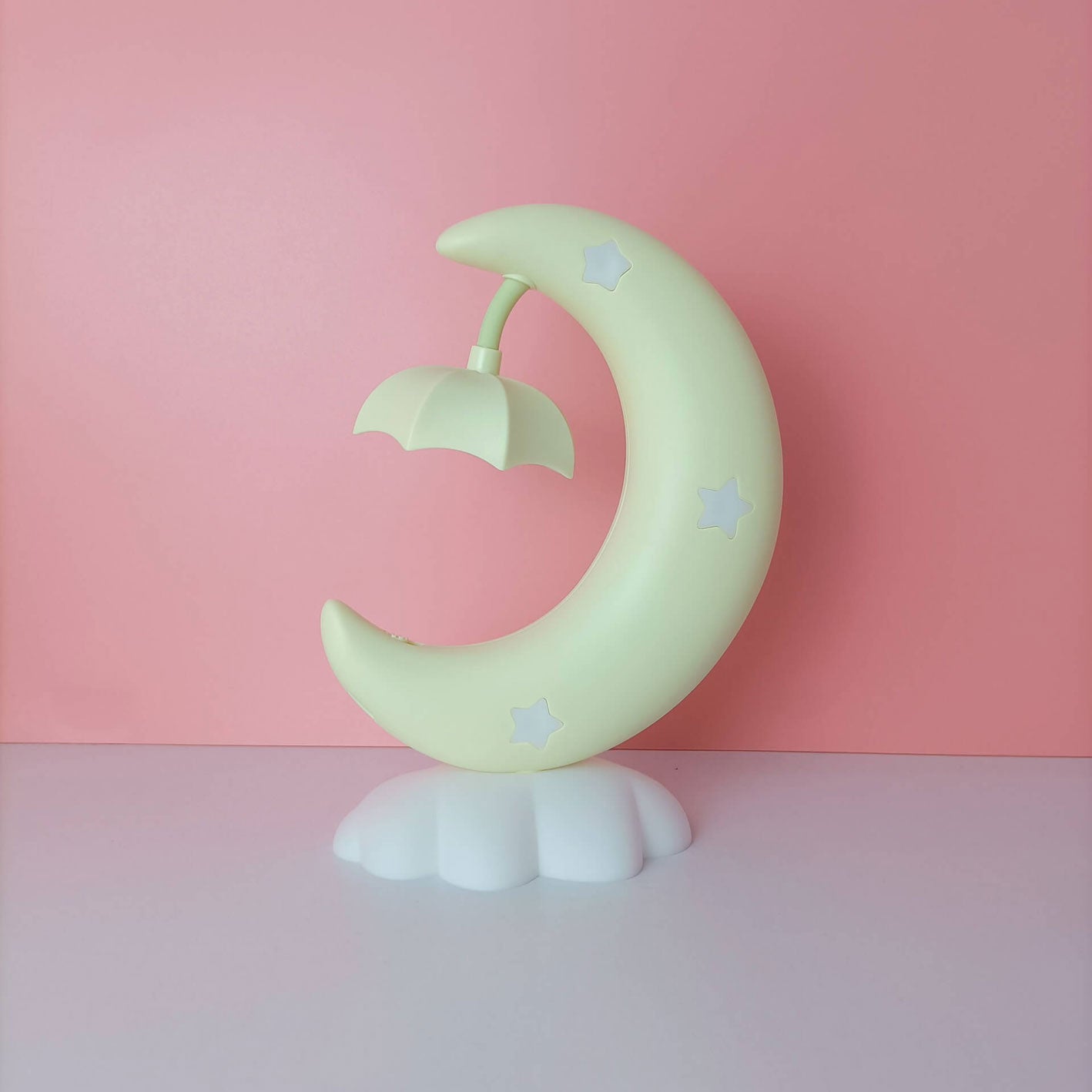 Cartoon Moon Boot Eye Protection Night LED Table Lamp
