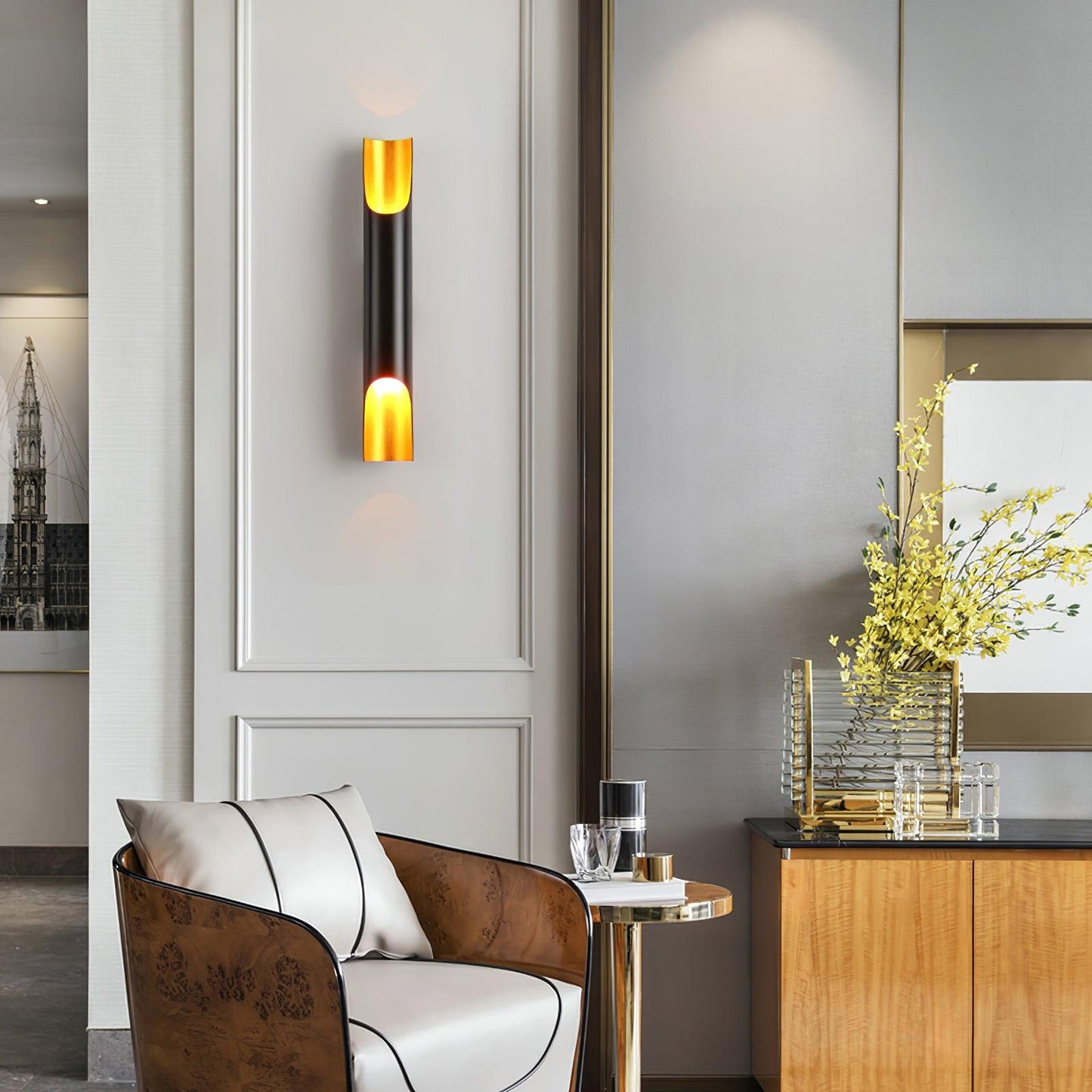 Abigali Straight Wall Lamp - Elegant LED Indoor Lighting