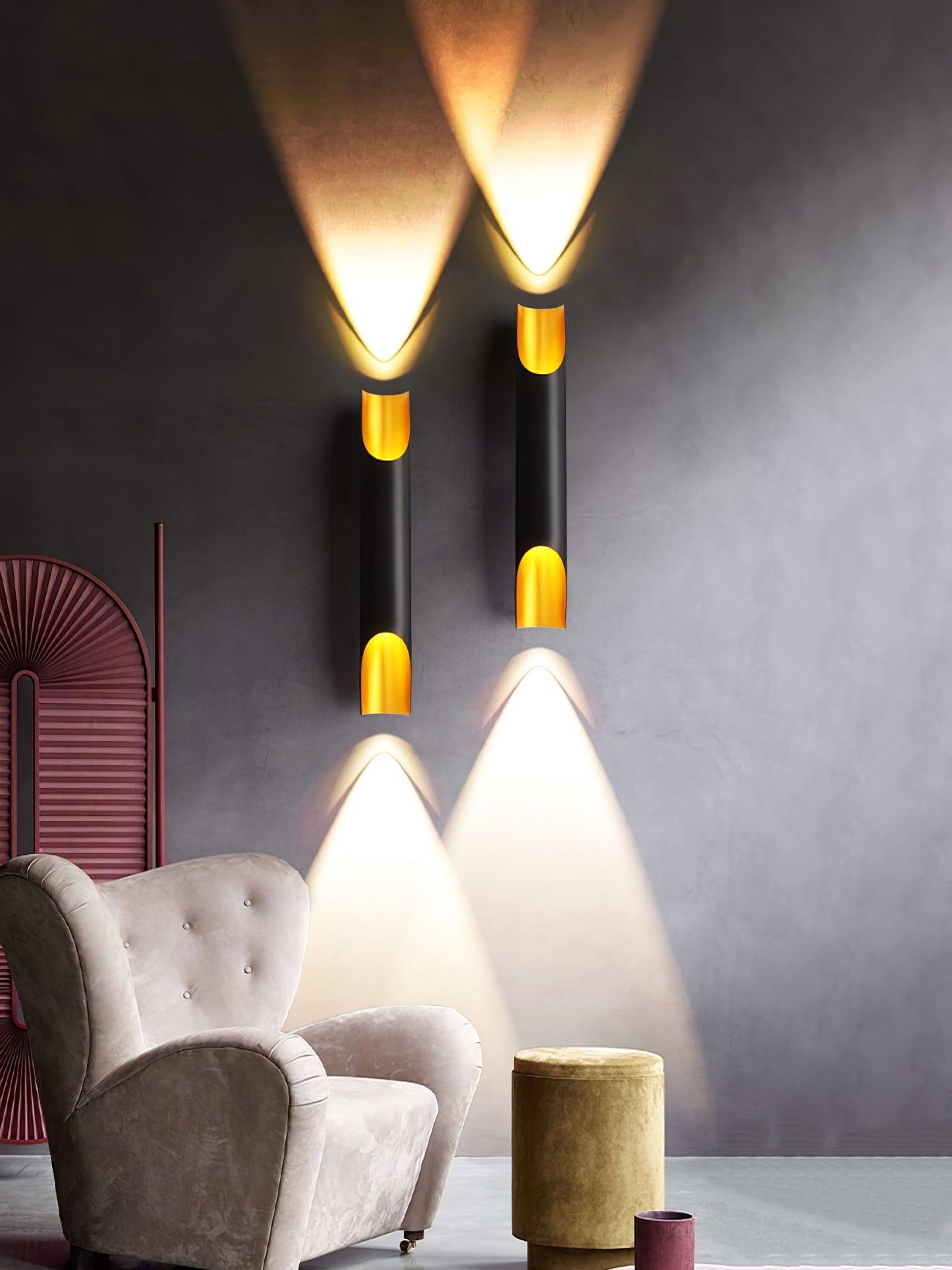 Abigali Straight Wall Lamp - Elegant LED Indoor Lighting