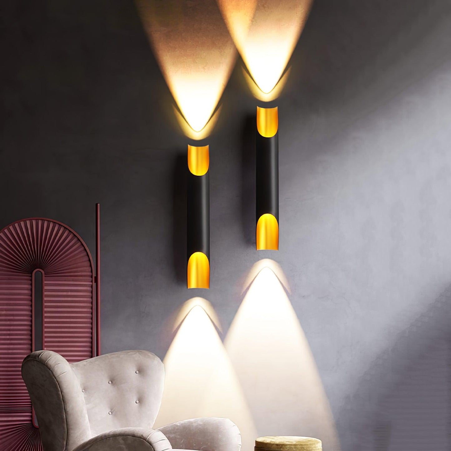 Abigali Straight Wall Lamp - Elegant LED Indoor Lighting