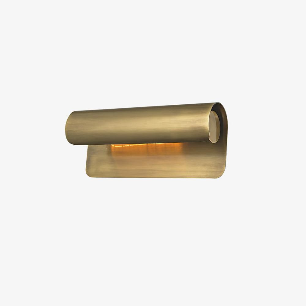 Accord Wall Sconce LED Light Brushed Brass Indoor Pair