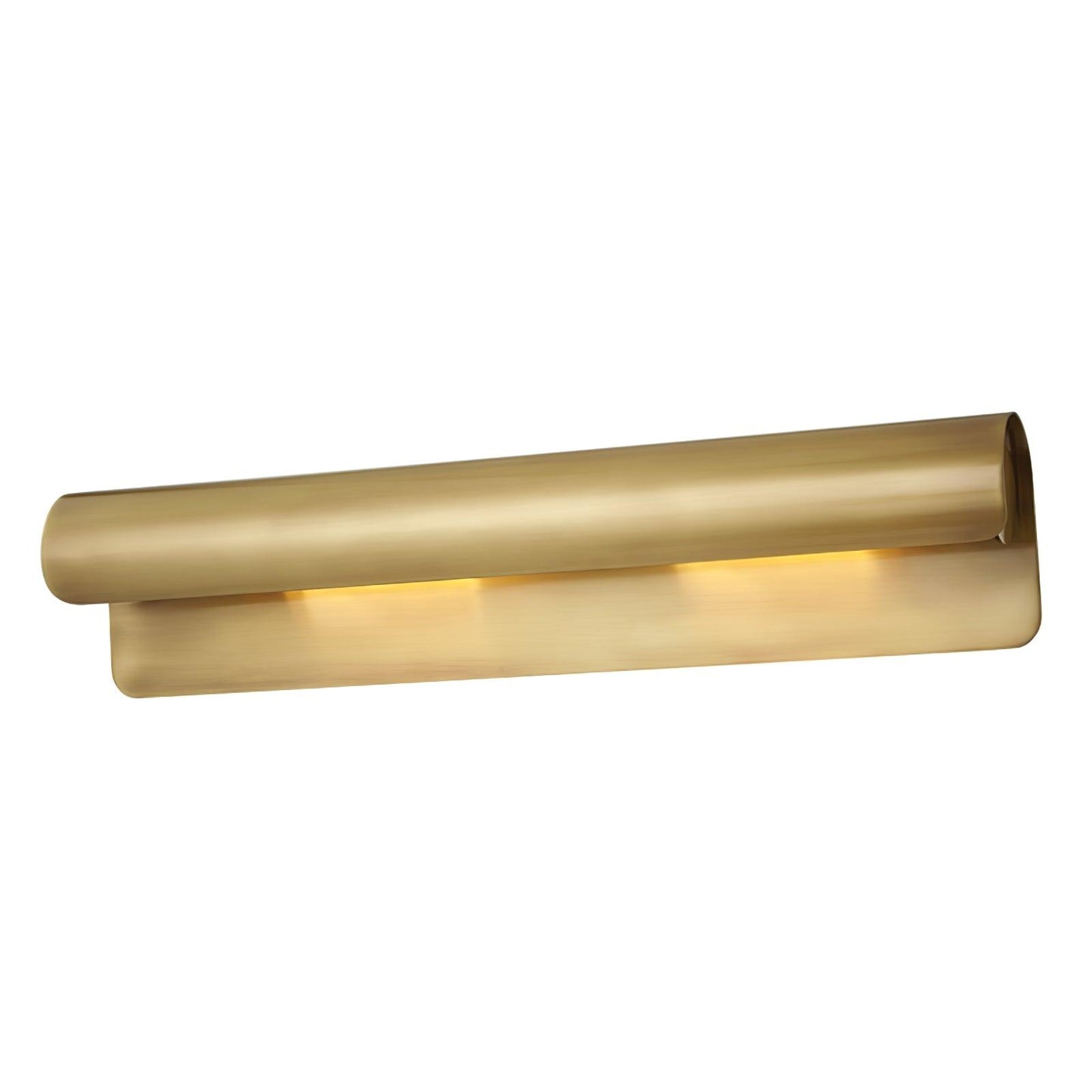 Accord Wall Sconce LED Light Brushed Brass Indoor Pair