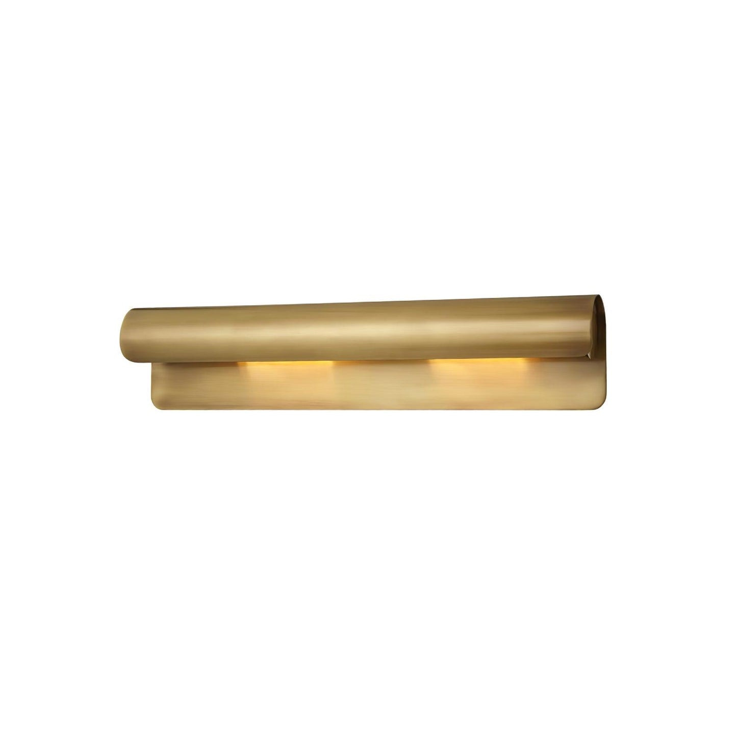 Accord Wall Sconce LED Light Brushed Brass Indoor Pair