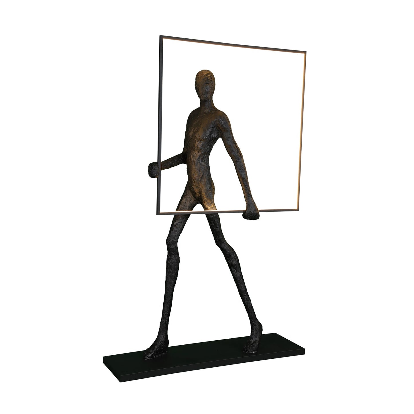 Aeon Sculpture Floor Lamp with Integrated LED, Modern Design