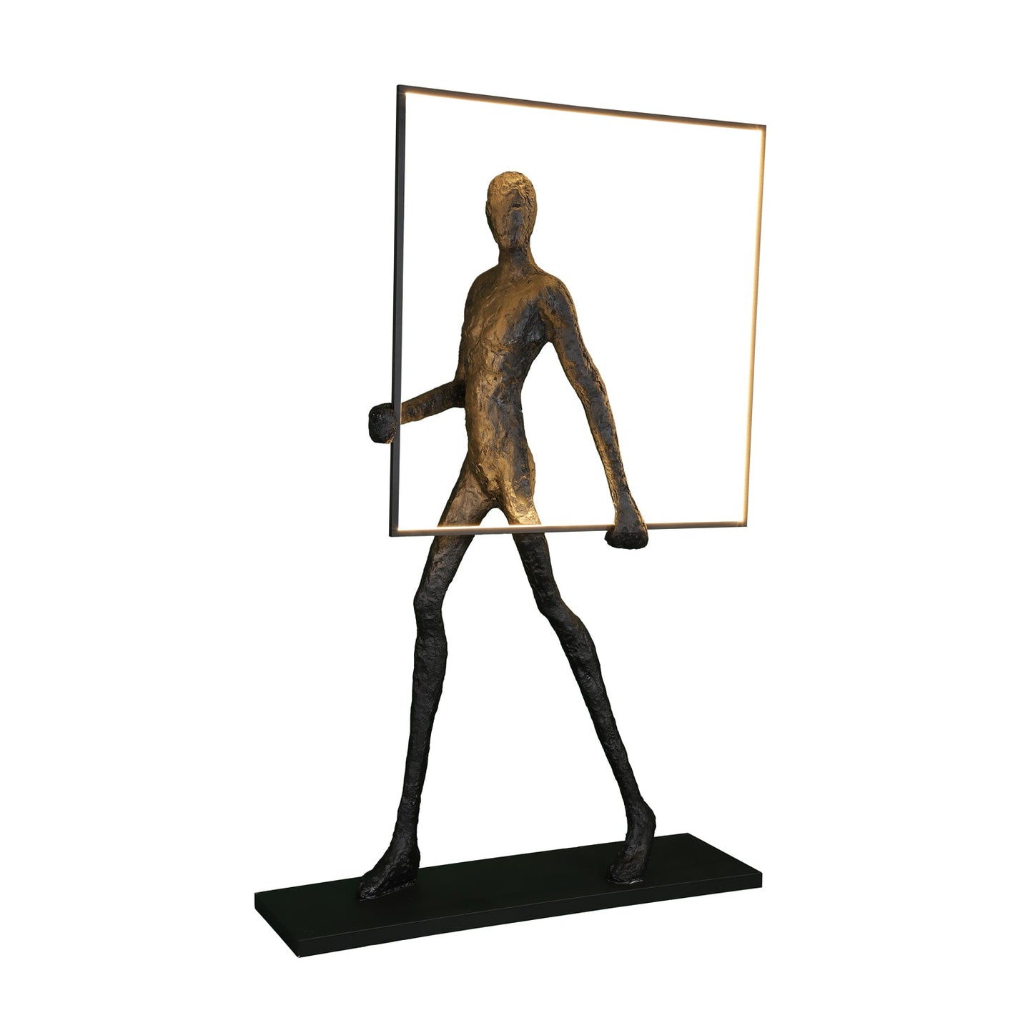 Aeon Sculpture Floor Lamp with Integrated LED, Modern Design