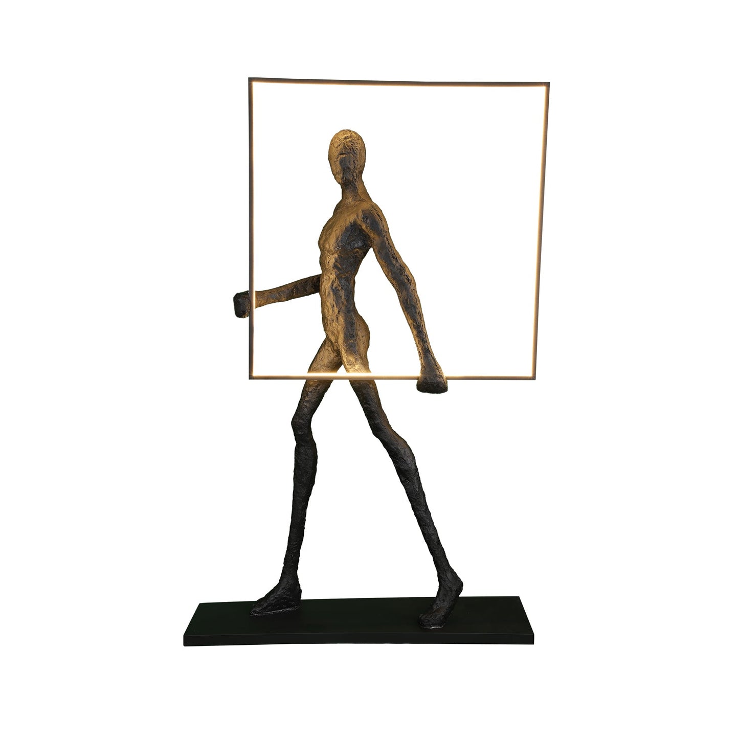 Aeon Sculpture Floor Lamp with Integrated LED, Modern Design