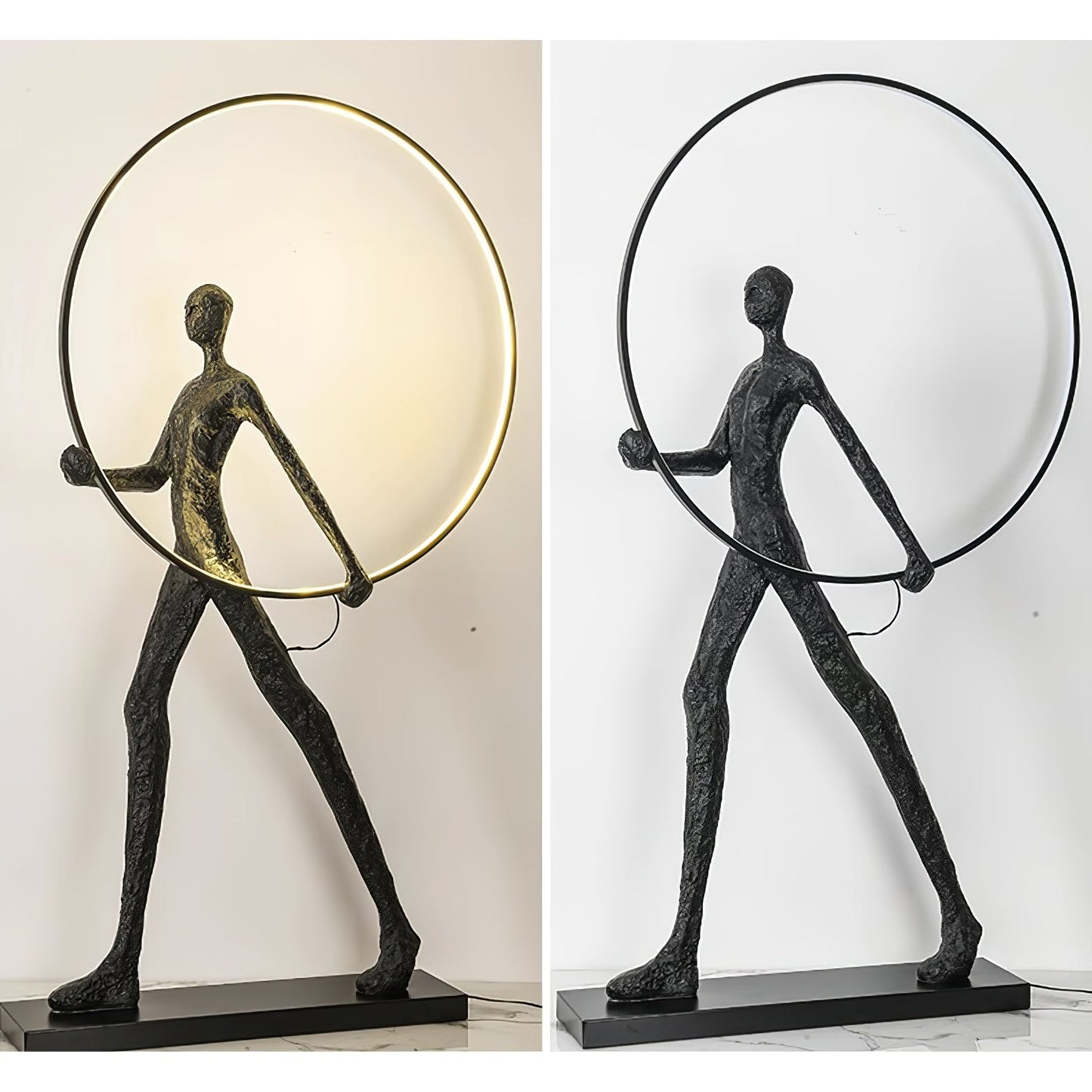 Aeon Sculpture Floor Lamp with Integrated LED, Modern Design