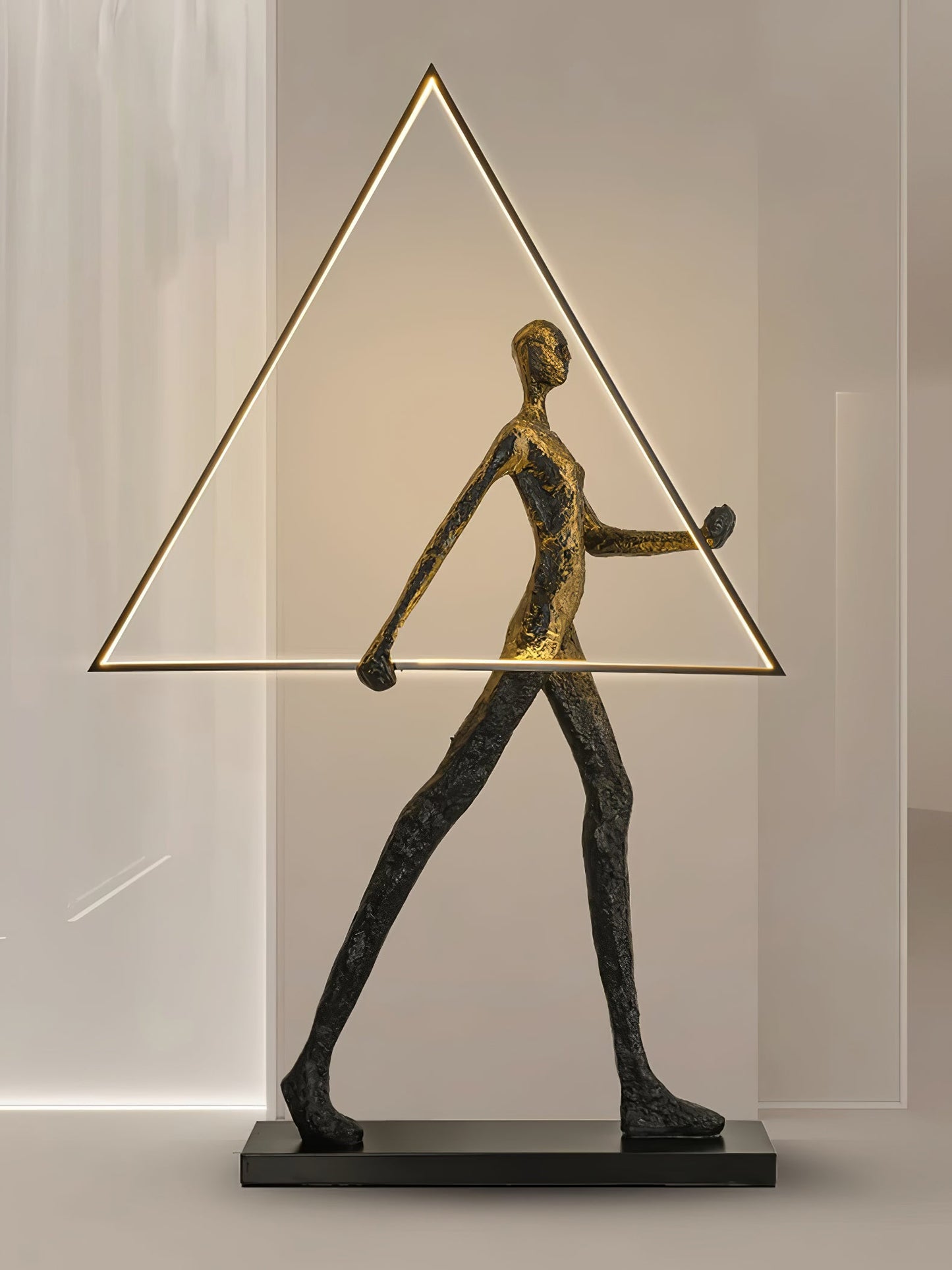 Aeon Sculpture Floor Lamp with Integrated LED, Modern Design
