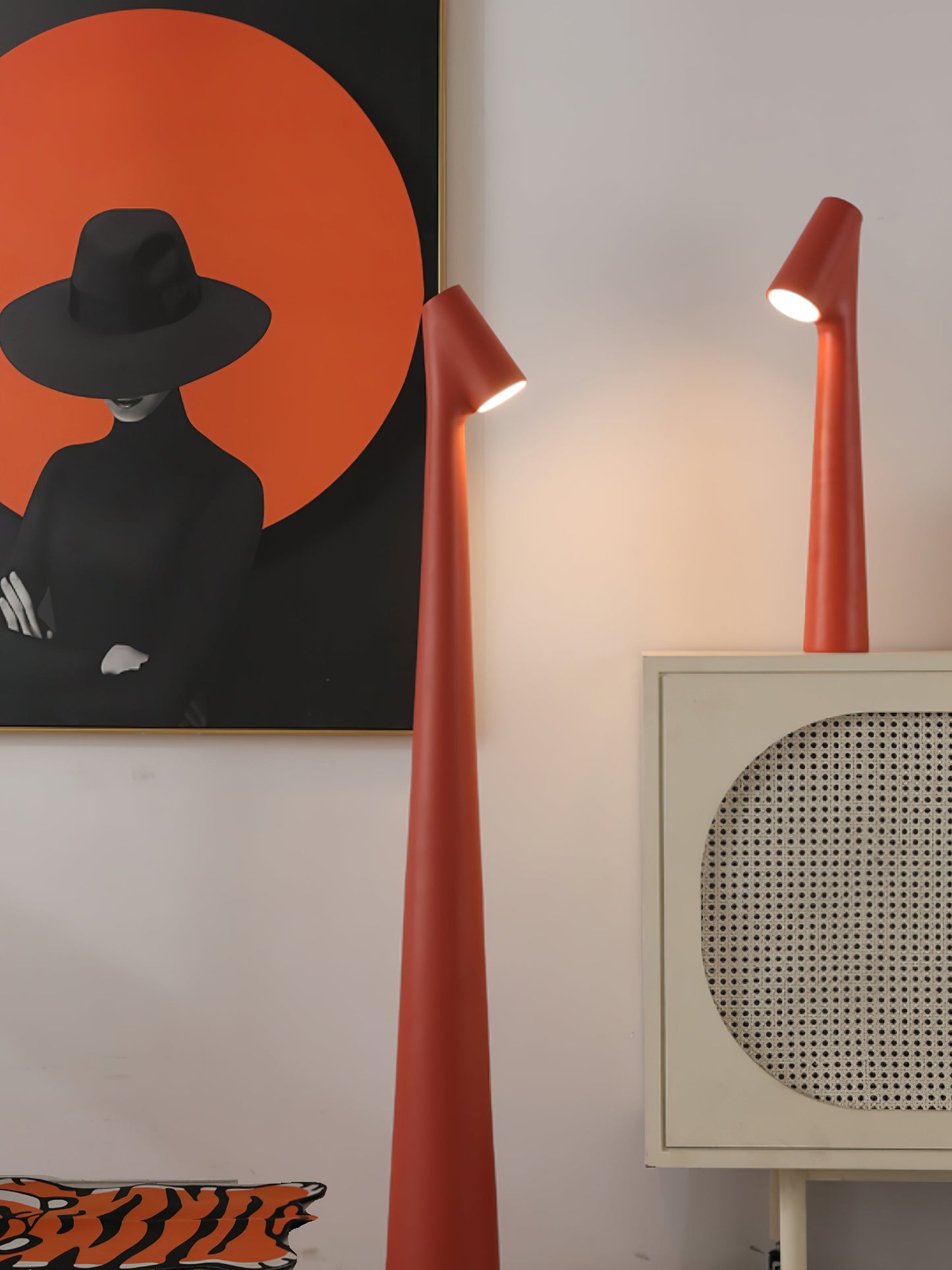 Africa Floor Lamp - LED Indoor Lighting, Slim Design