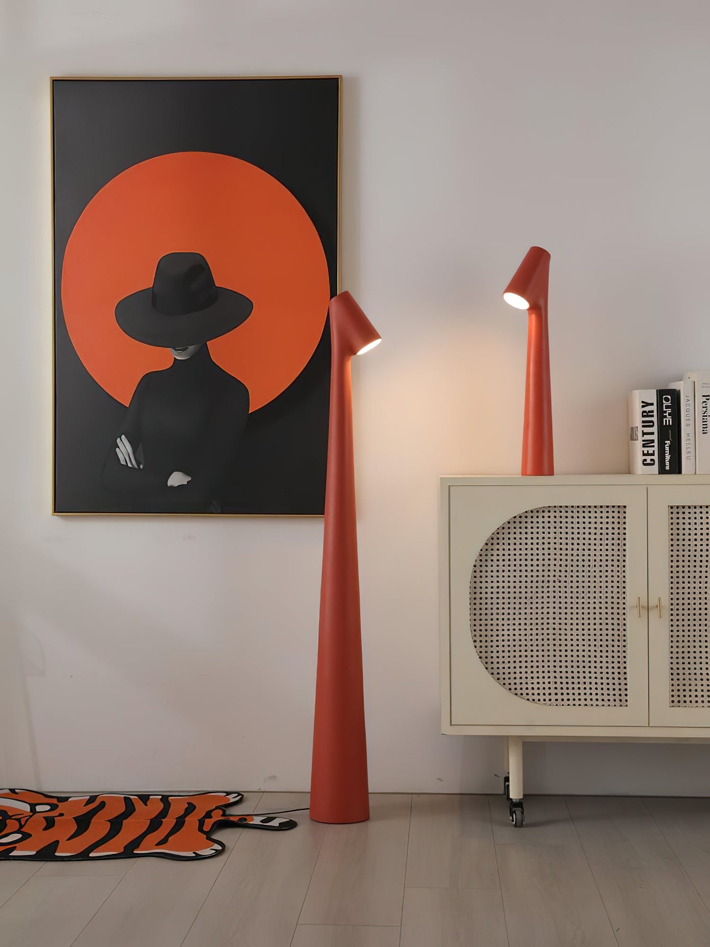 Africa Floor Lamp - LED Indoor Lighting, Slim Design