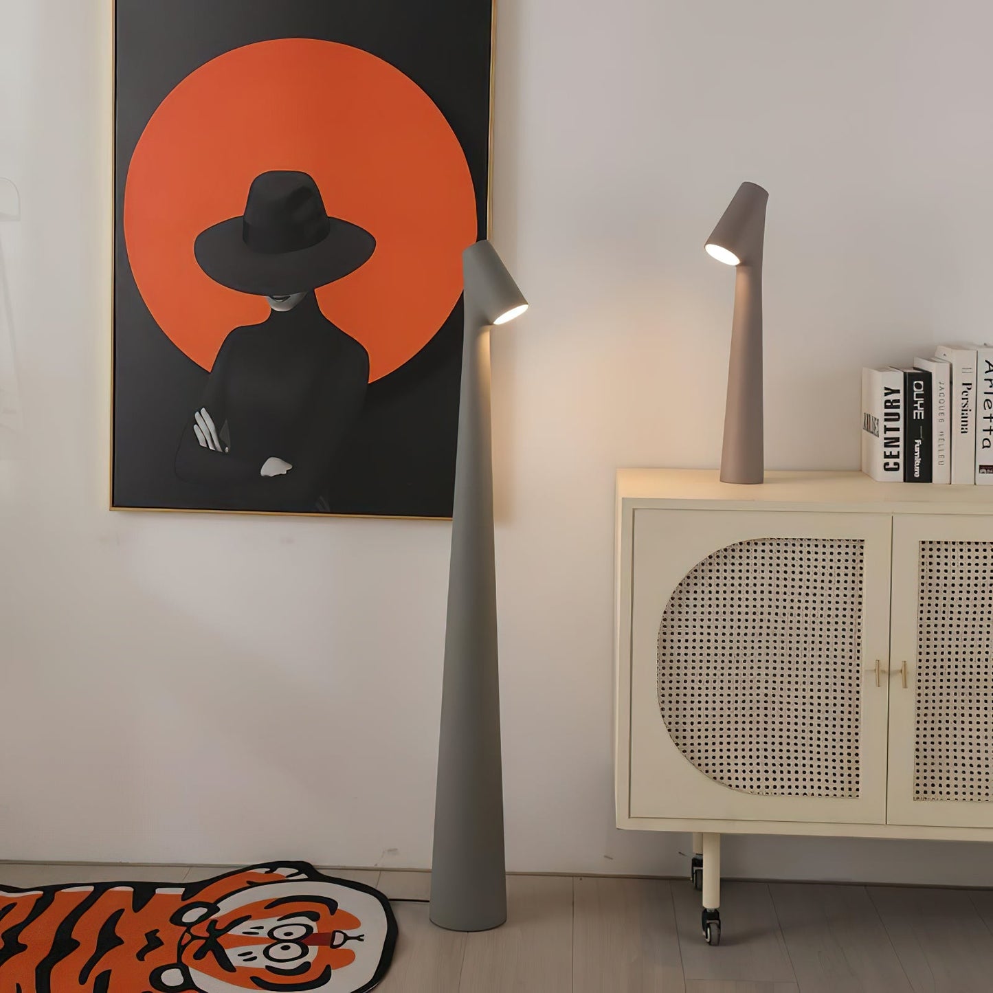 Africa Floor Lamp - LED Indoor Lighting, Slim Design