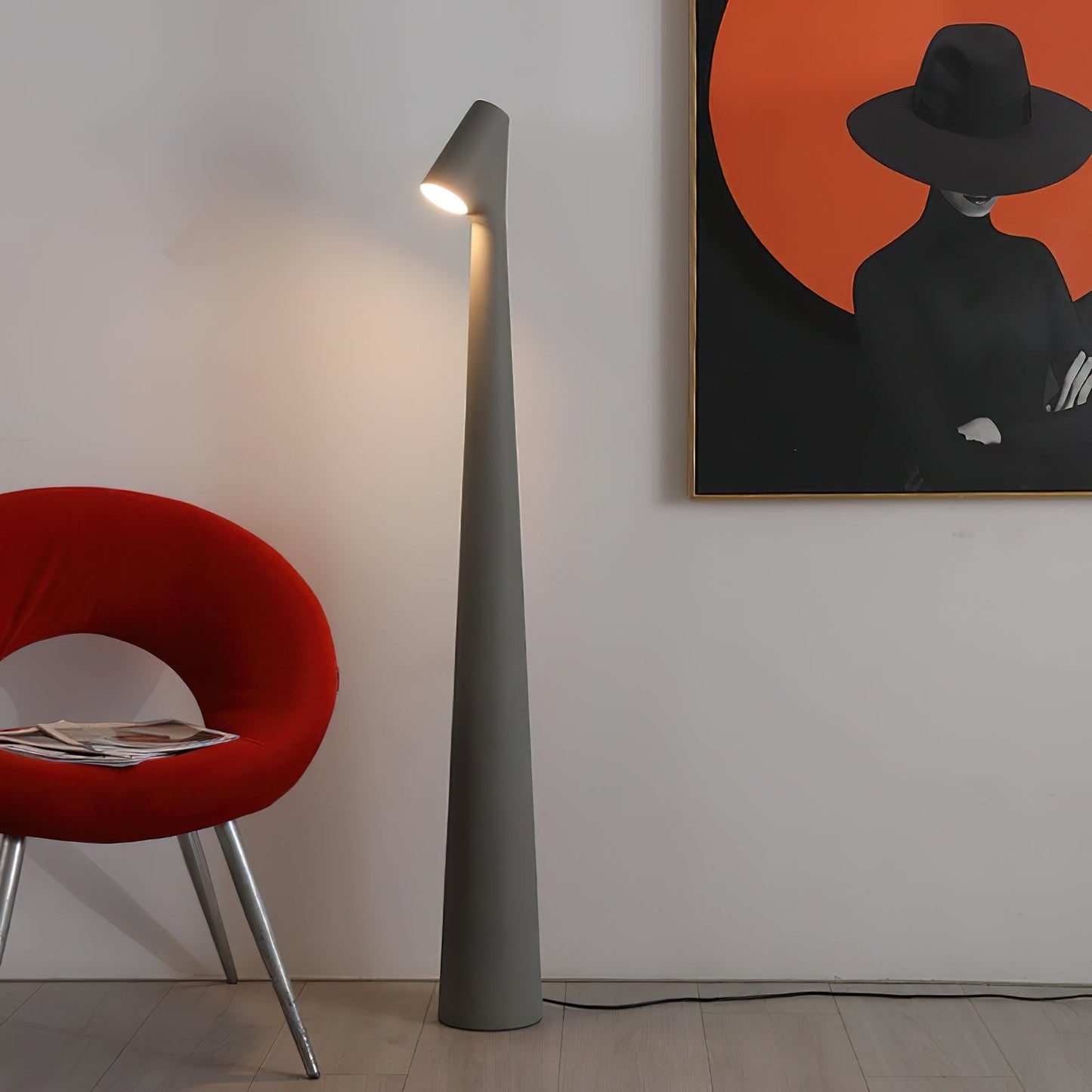Africa Floor Lamp - LED Indoor Lighting, Slim Design