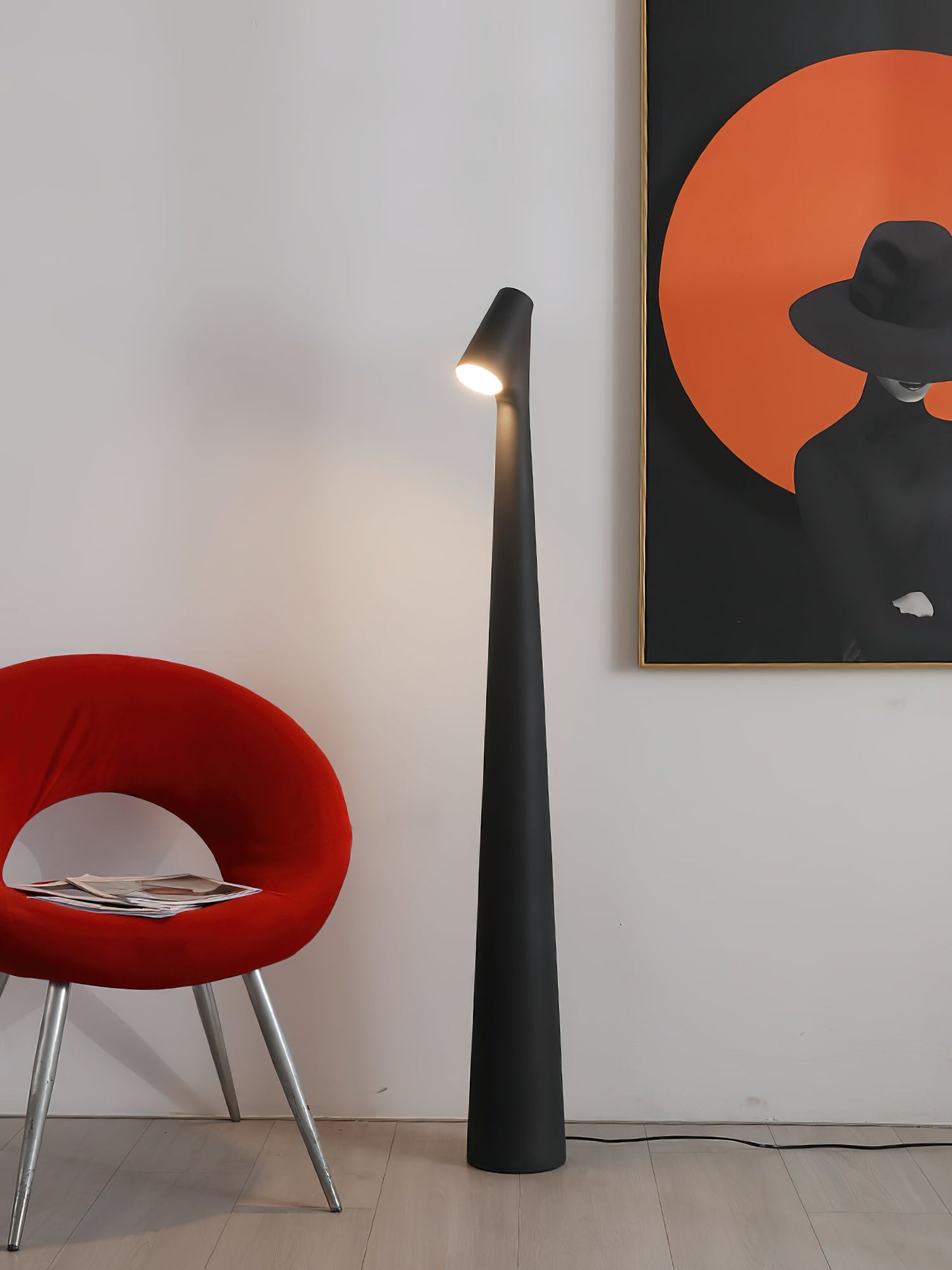 Africa Floor Lamp - LED Indoor Lighting, Slim Design