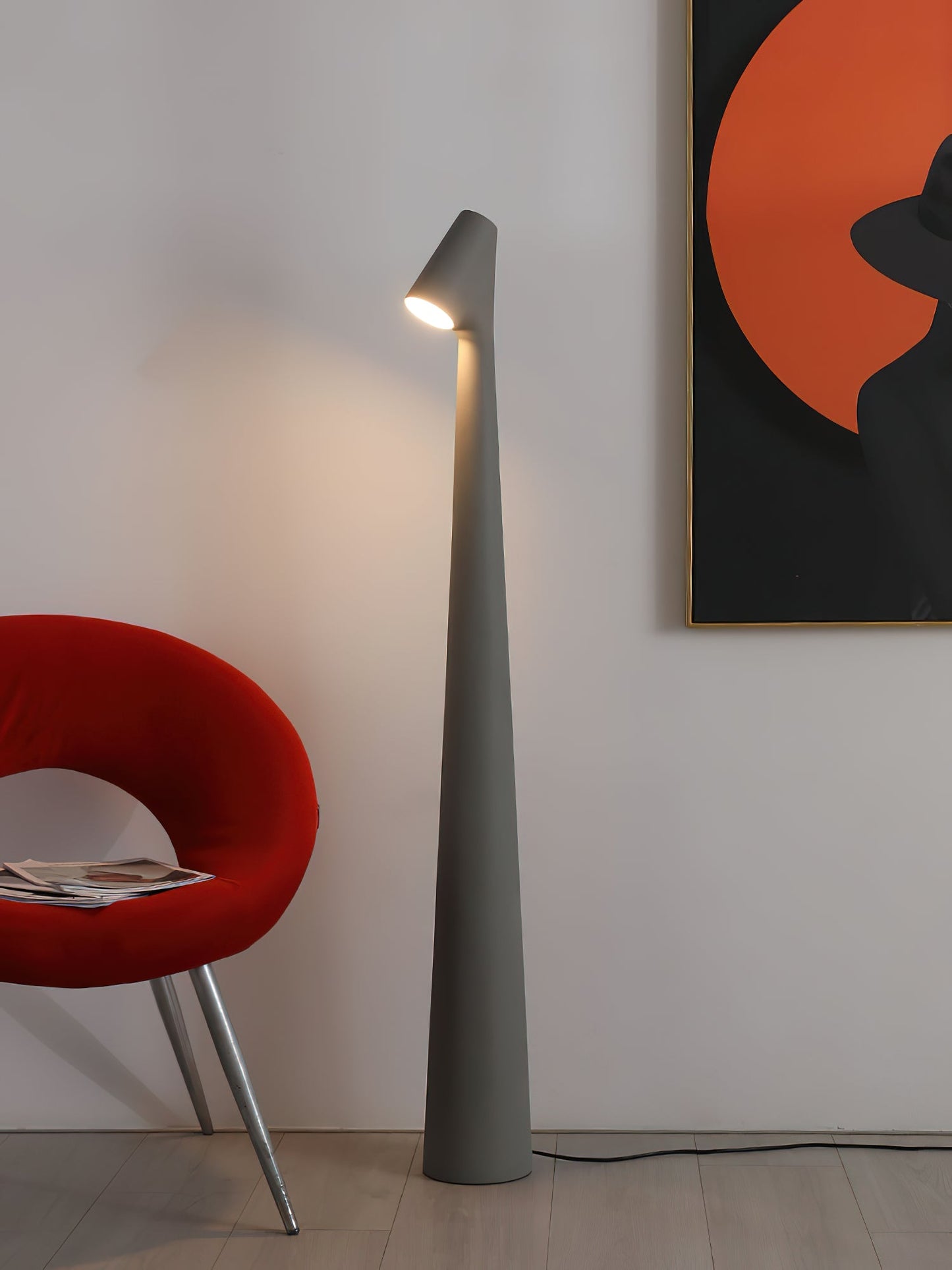 Africa Floor Lamp - LED Indoor Lighting, Slim Design