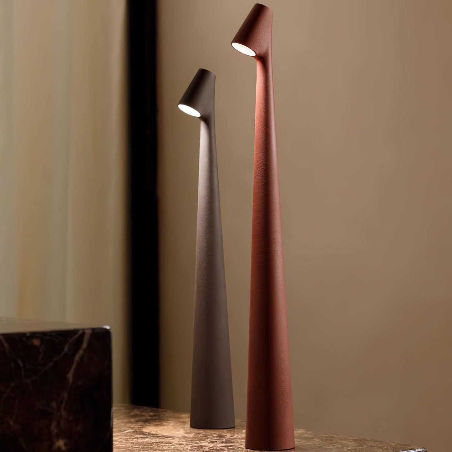 Africa Floor Lamp - LED Indoor Lighting, Slim Design