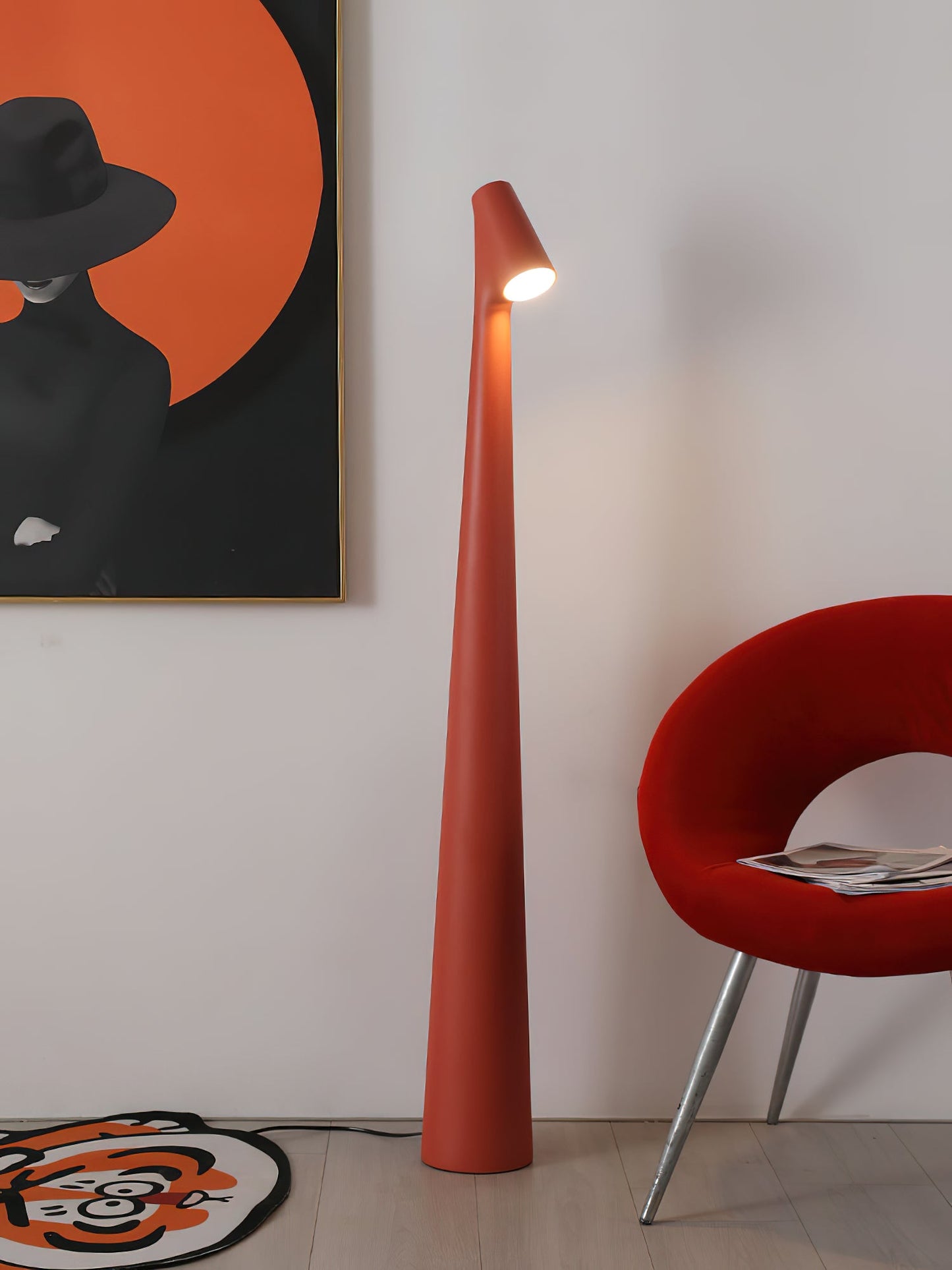 Africa Floor Lamp - LED Indoor Lighting, Slim Design