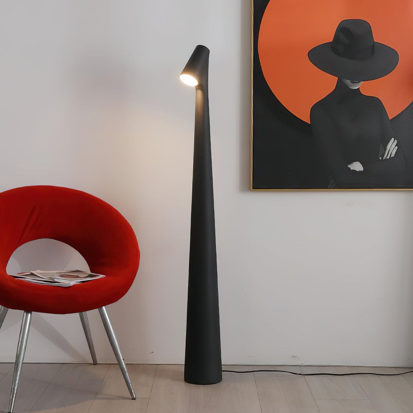 Africa Floor Lamp - LED Indoor Lighting, Slim Design