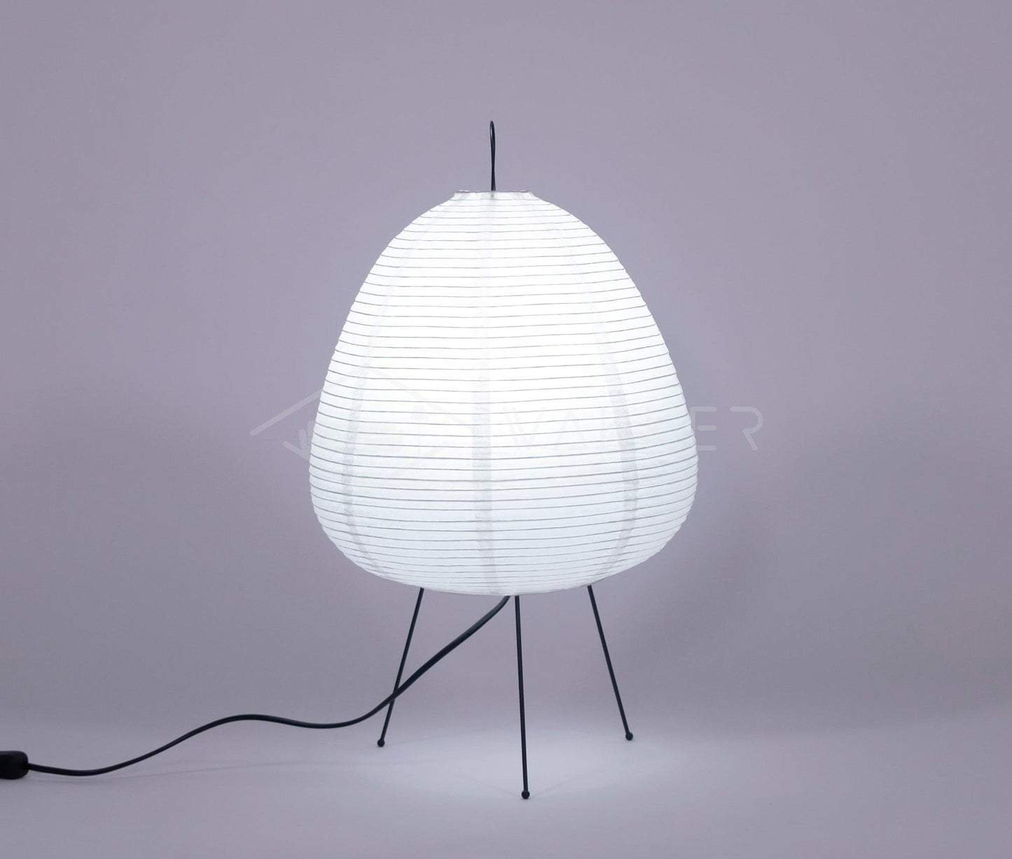 Papier Tischlampe - Japanese Style LED Table Lamp, Elegant Design