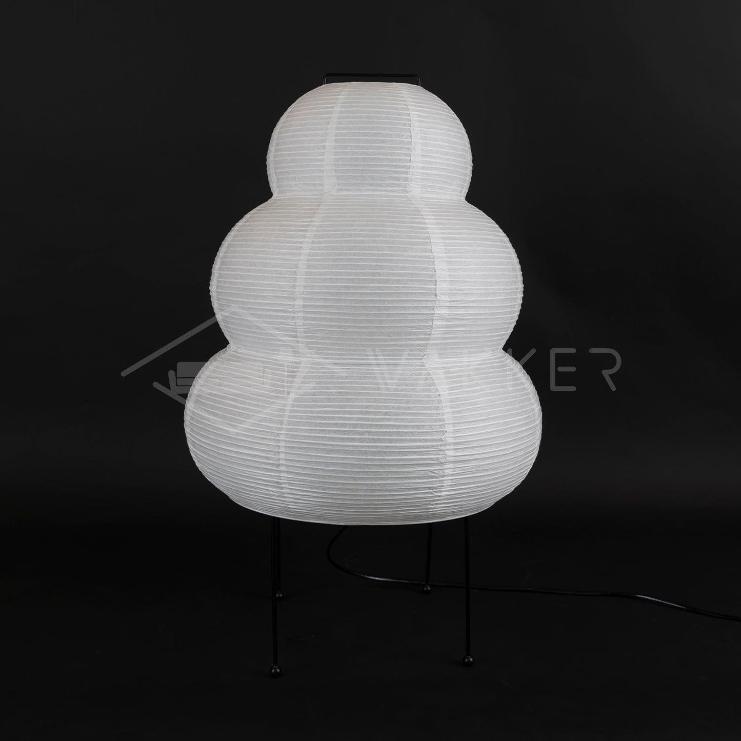 Papier Tischlampe - Japanese Style LED Table Lamp, Elegant Design