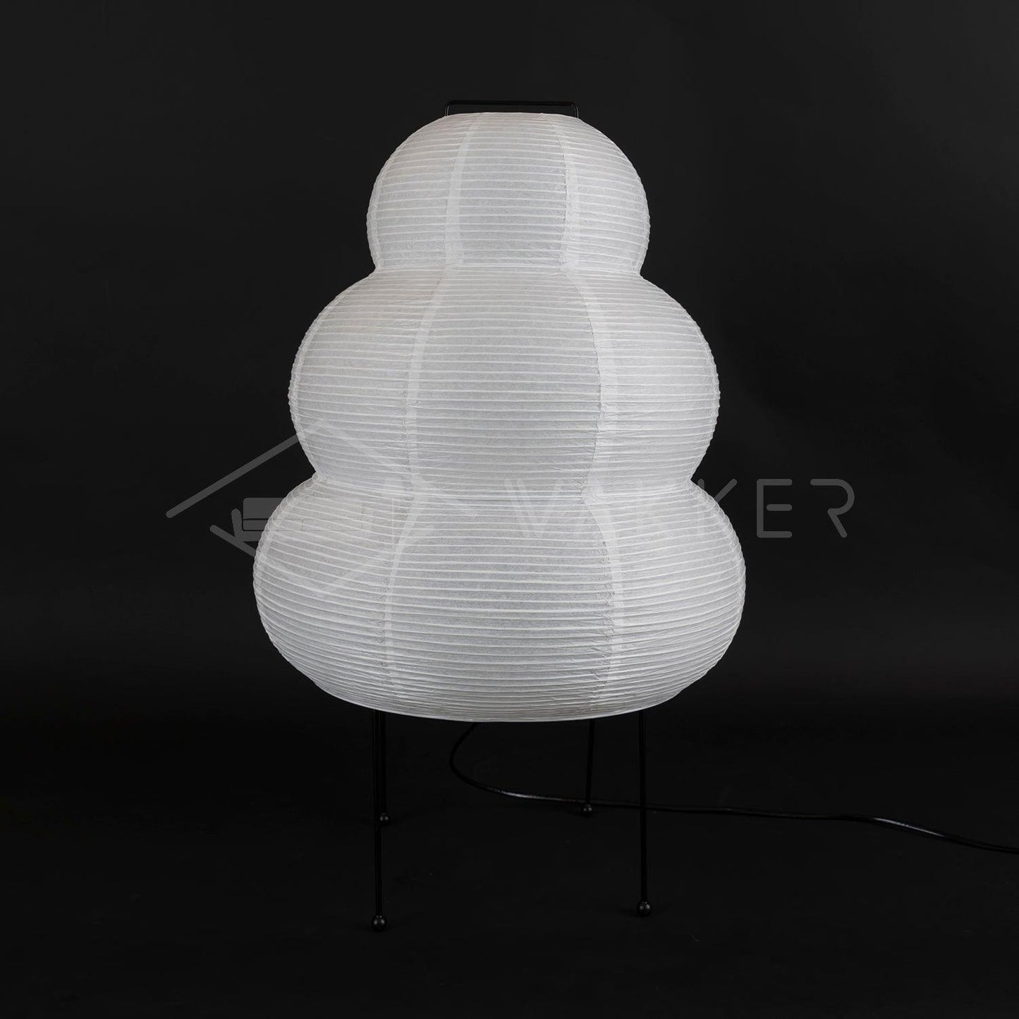 Papier Tischlampe - Japanese Style LED Table Lamp, Elegant Design