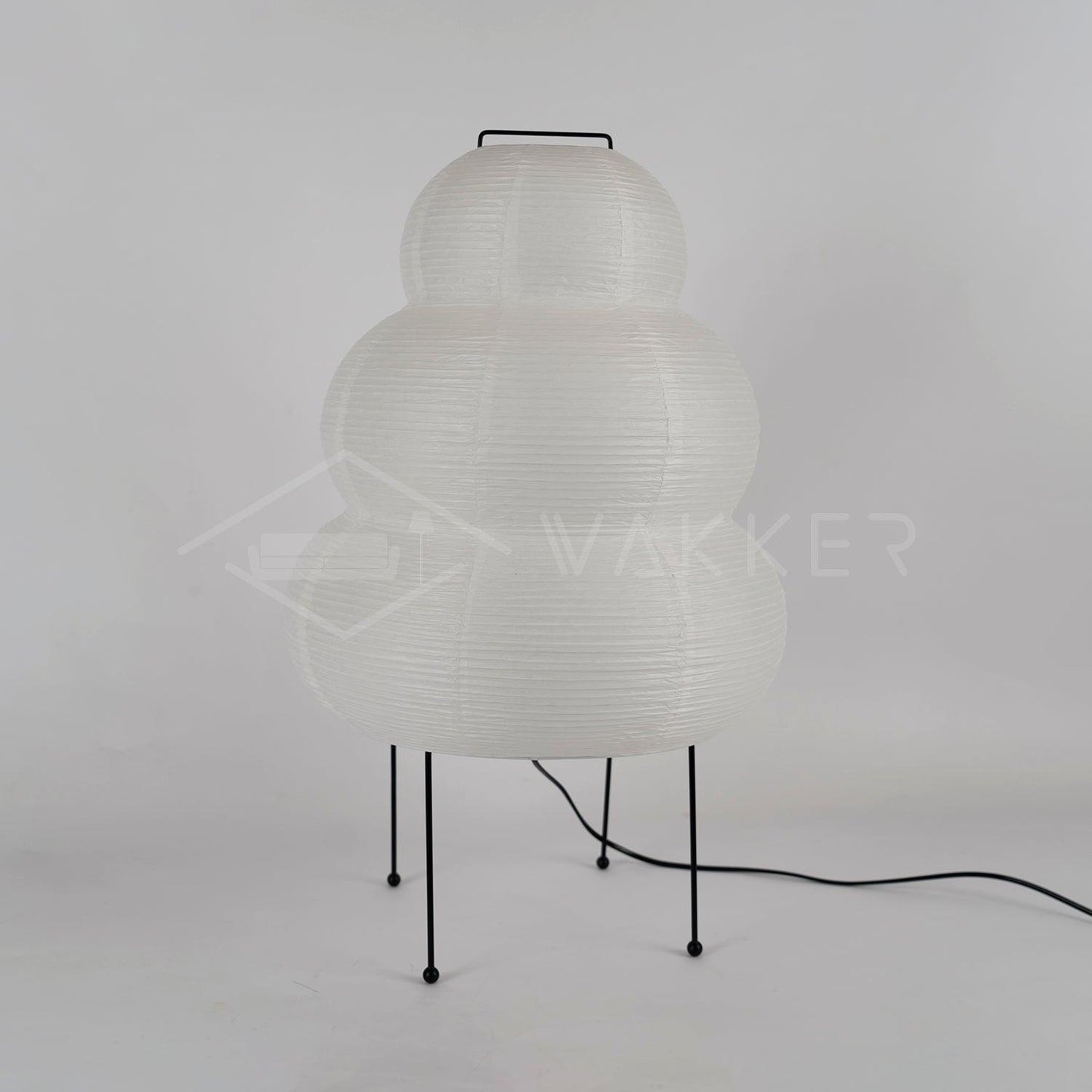Papier Tischlampe - Japanese Style LED Table Lamp, Elegant Design