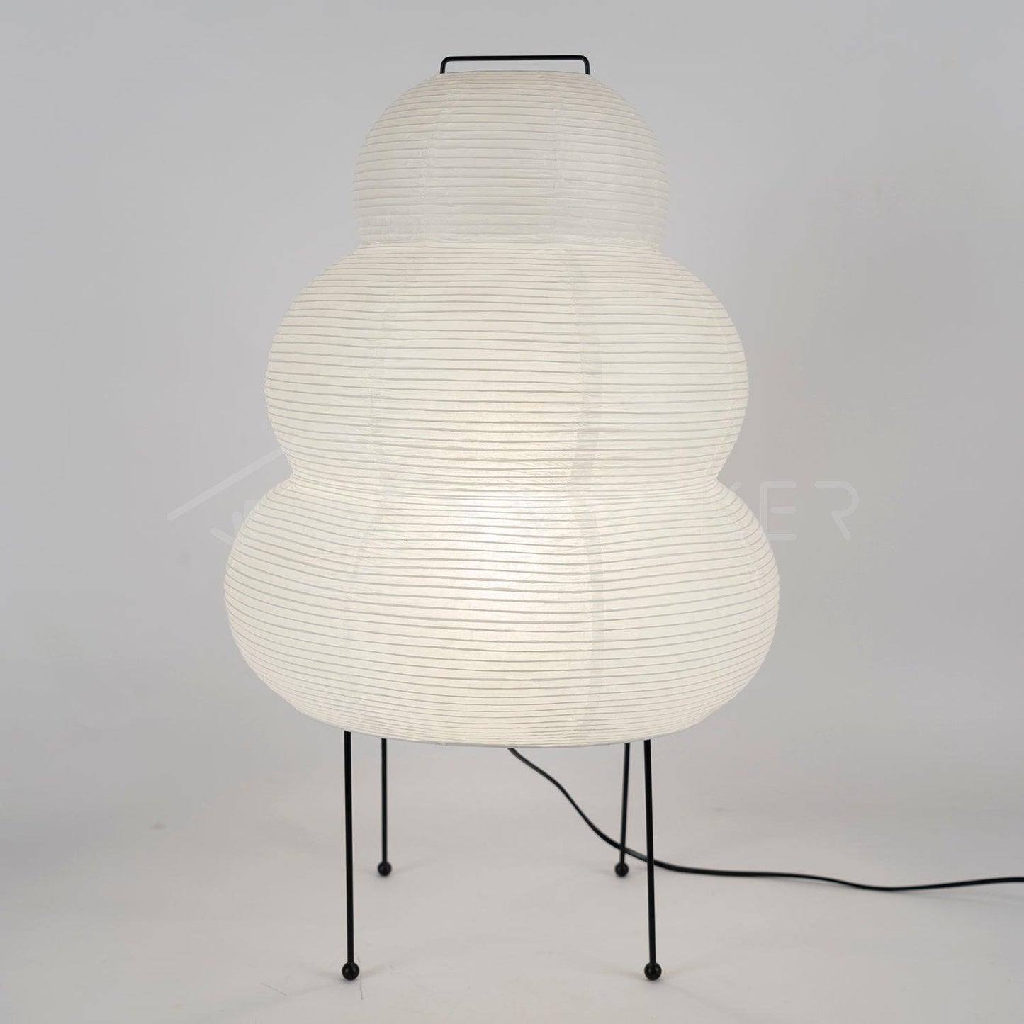 Papier Tischlampe - Japanese Style LED Table Lamp, Elegant Design