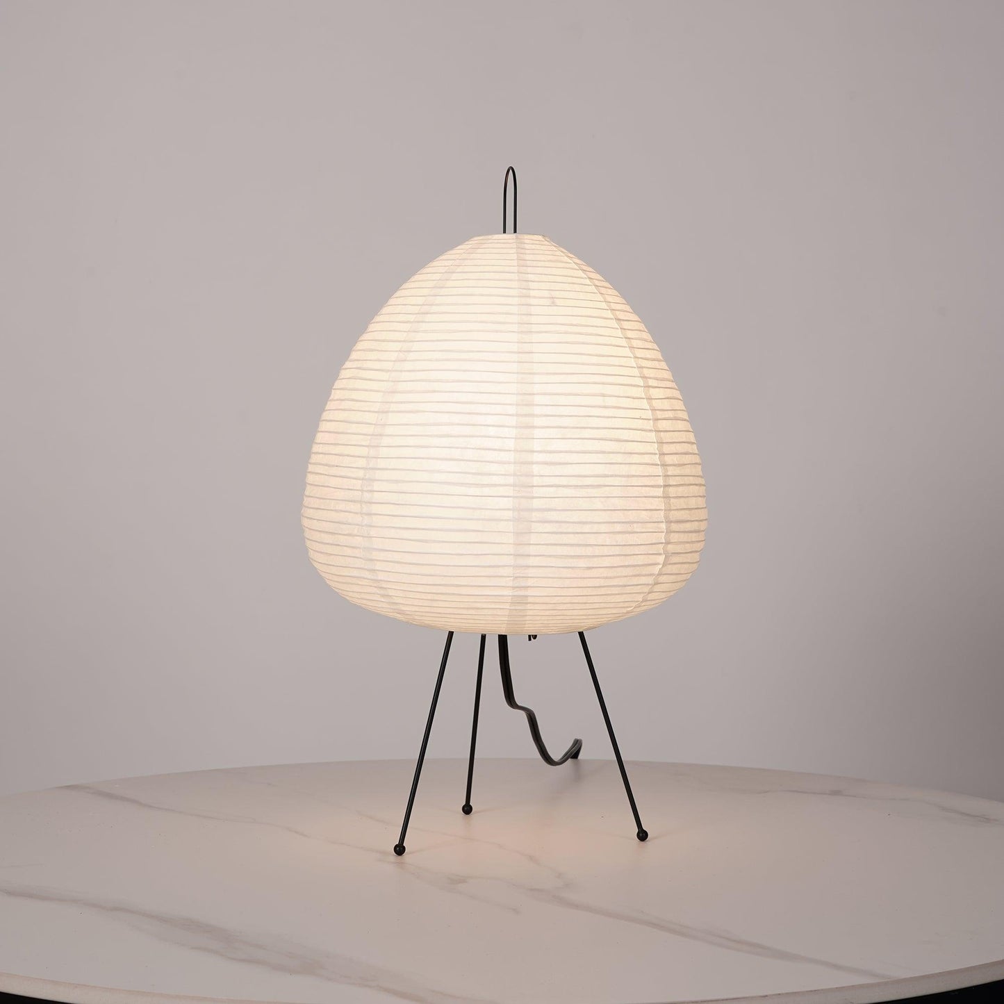 Papier Tischlampe - Japanese Style LED Table Lamp, Elegant Design