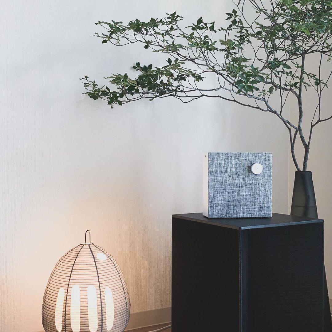 Papier Tischlampe - Japanese Style LED Table Lamp, Elegant Design