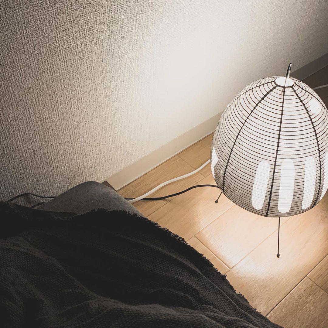 Papier Tischlampe - Japanese Style LED Table Lamp, Elegant Design