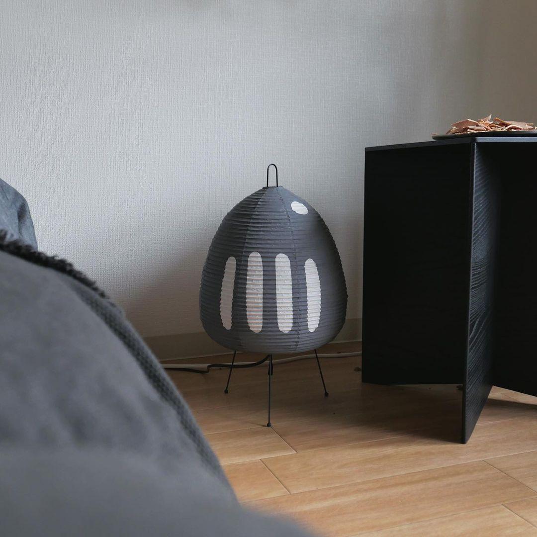 Papier Tischlampe - Japanese Style LED Table Lamp, Elegant Design
