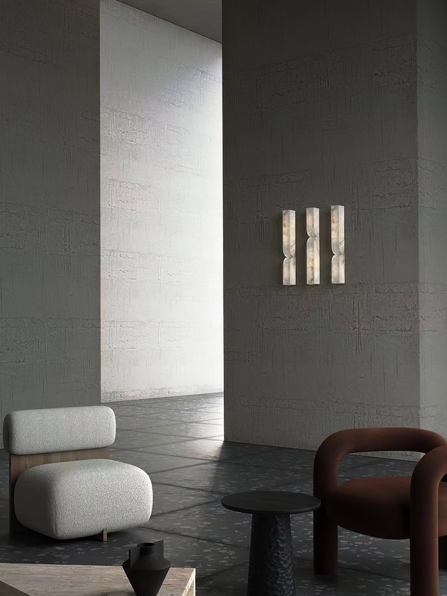 Alabaster Essence Wall Sconce LED Dimmable Indoor Lighting