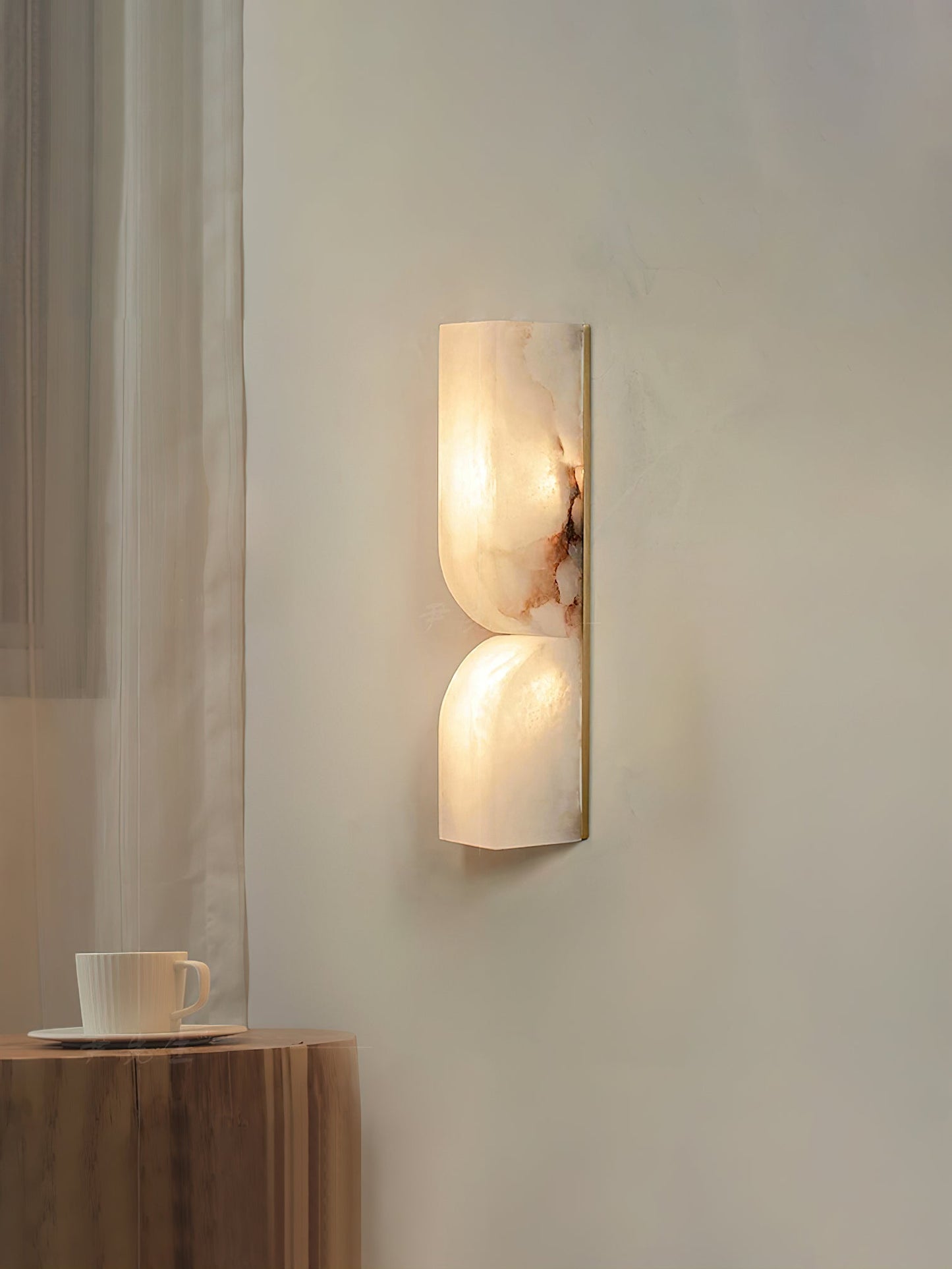 Alabaster Essence Wall Sconce LED Dimmable Indoor Lighting