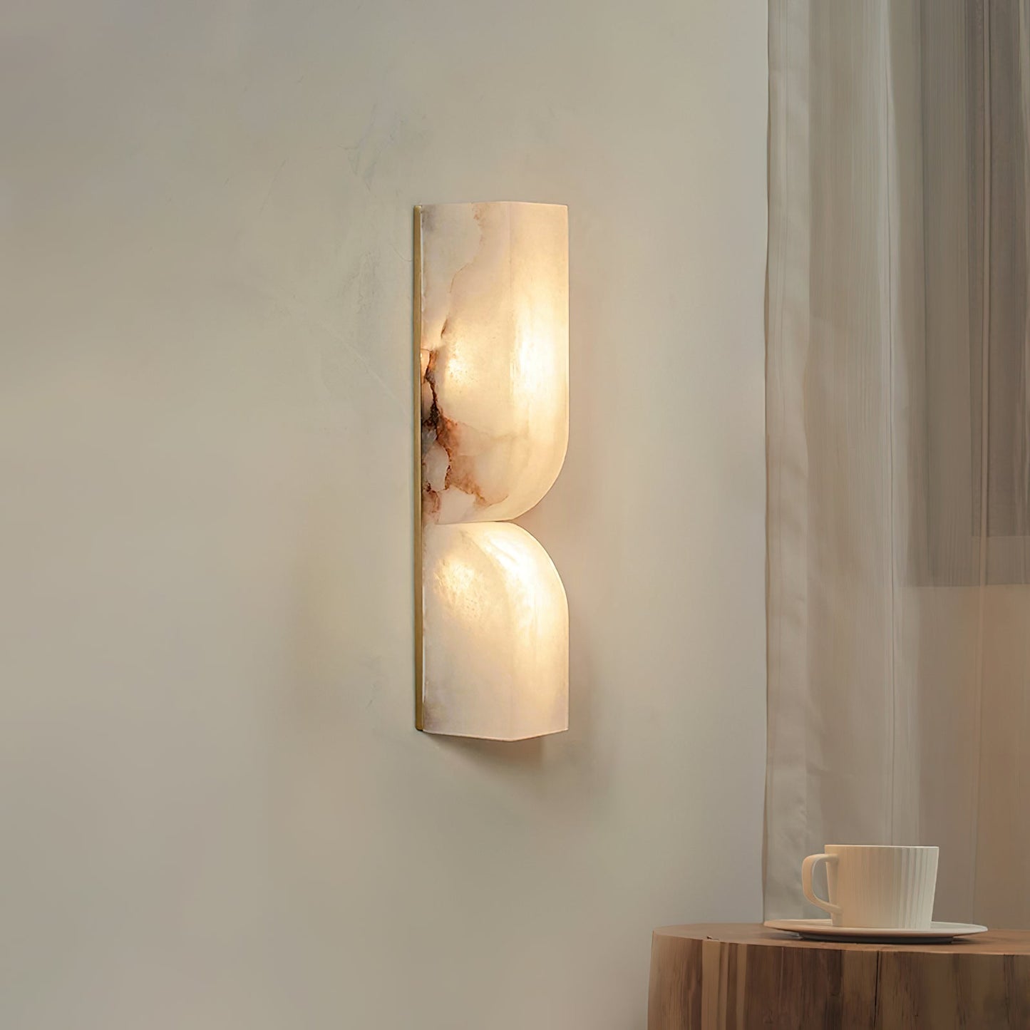 Alabaster Essence Wall Sconce LED Dimmable Indoor Lighting
