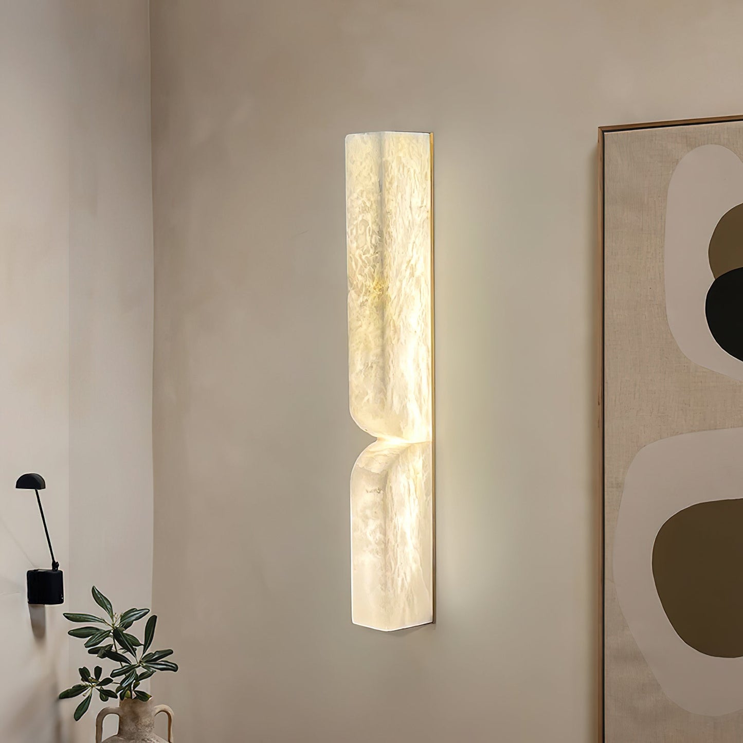 Alabaster Essence Wall Sconce LED Dimmable Indoor Lighting